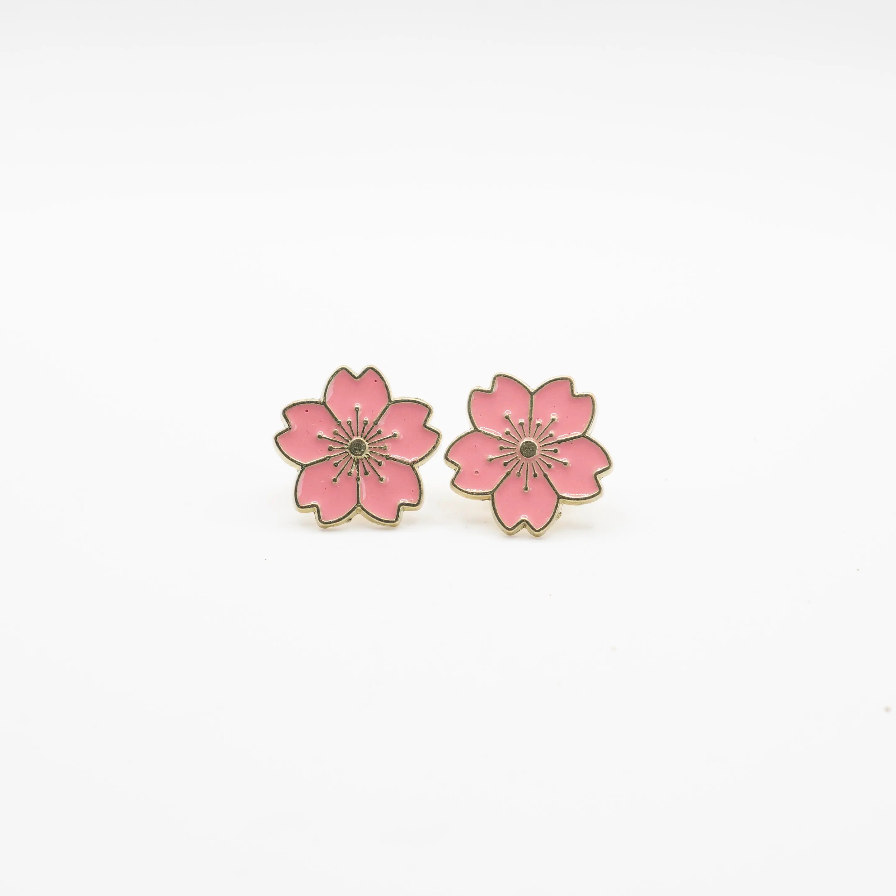 Pink Sakura  Cherry Blossom Cufflinks