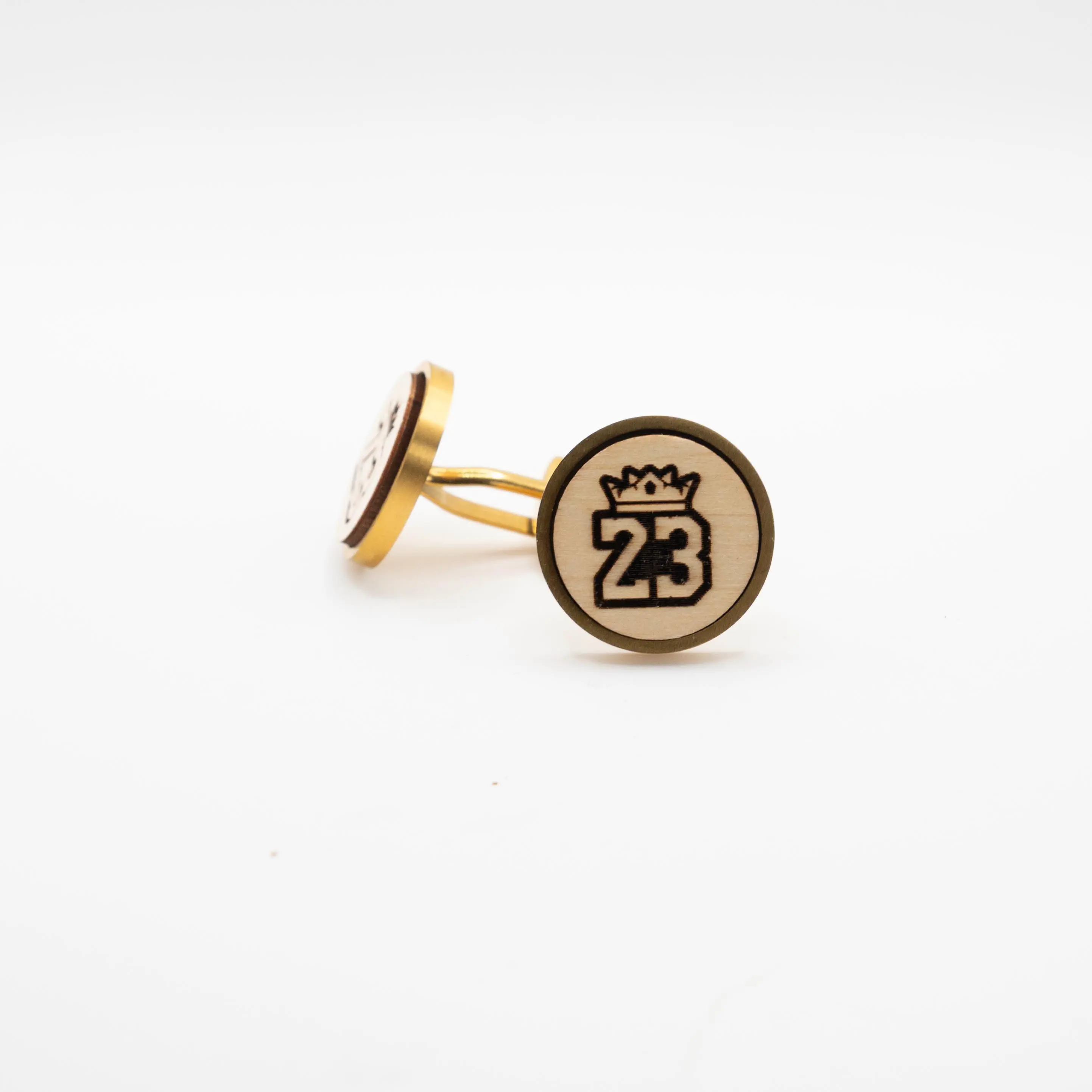 James Wooden Cufflinks