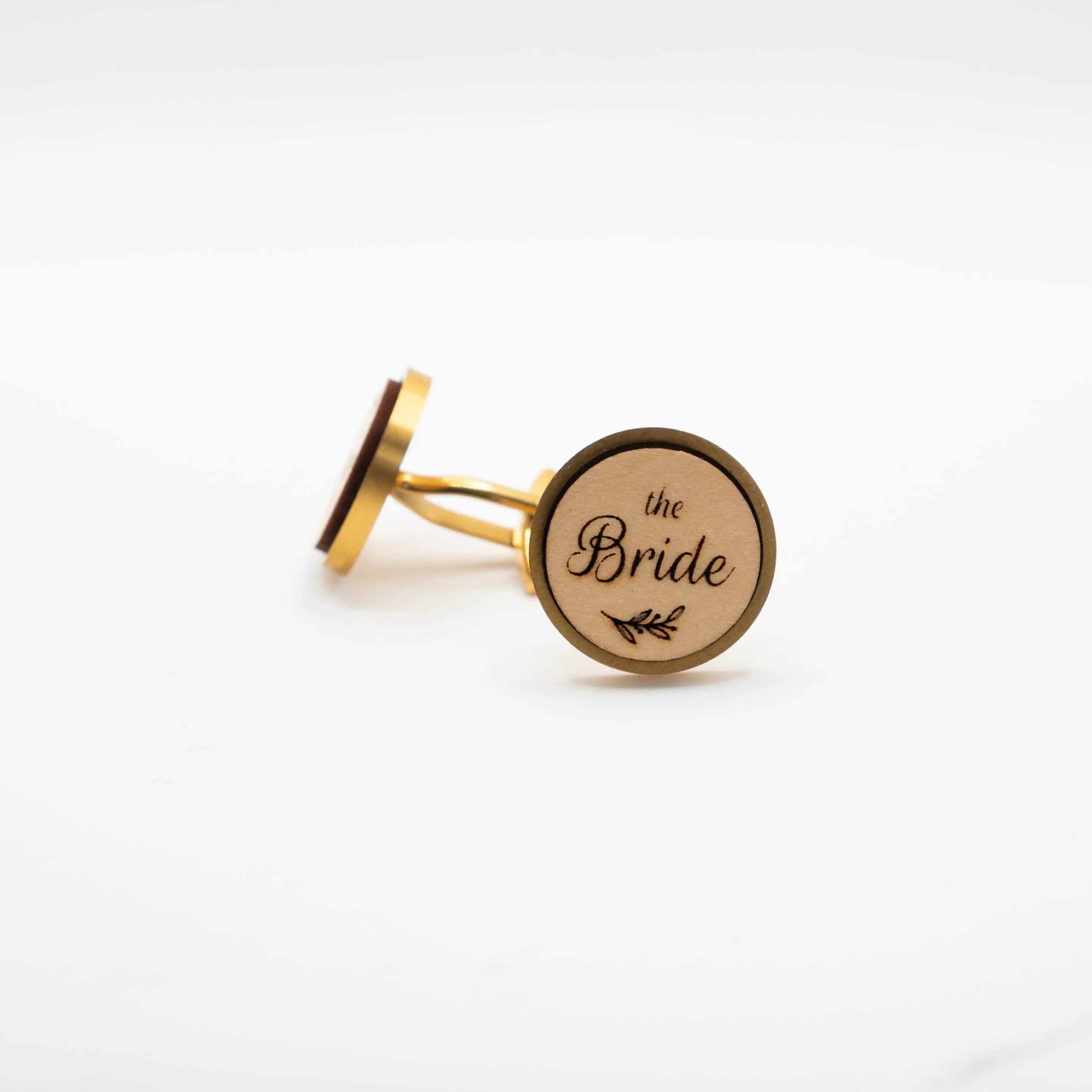 Father of the Bride Wooden Cufflinks