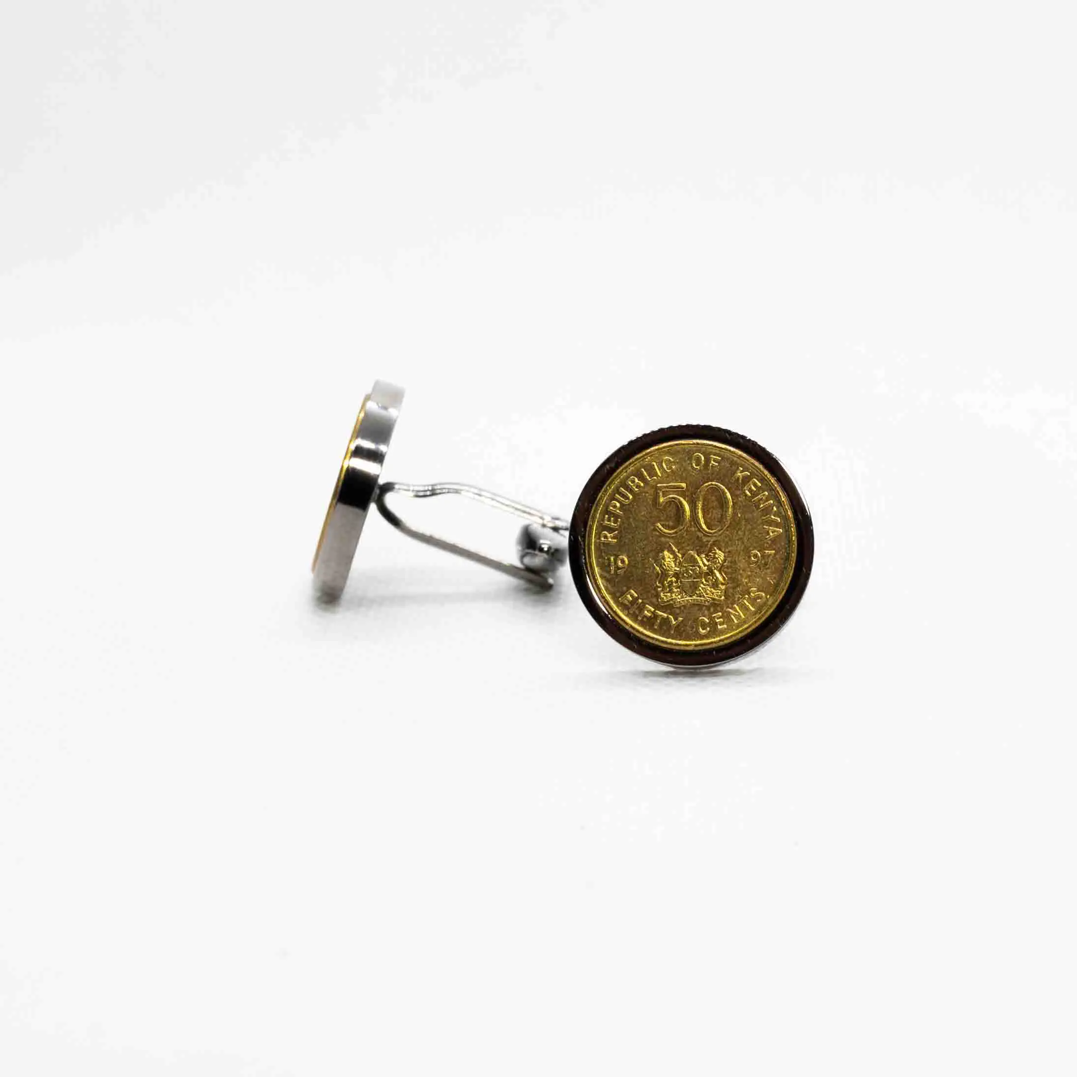Kenya 50 Cents Cufflinks