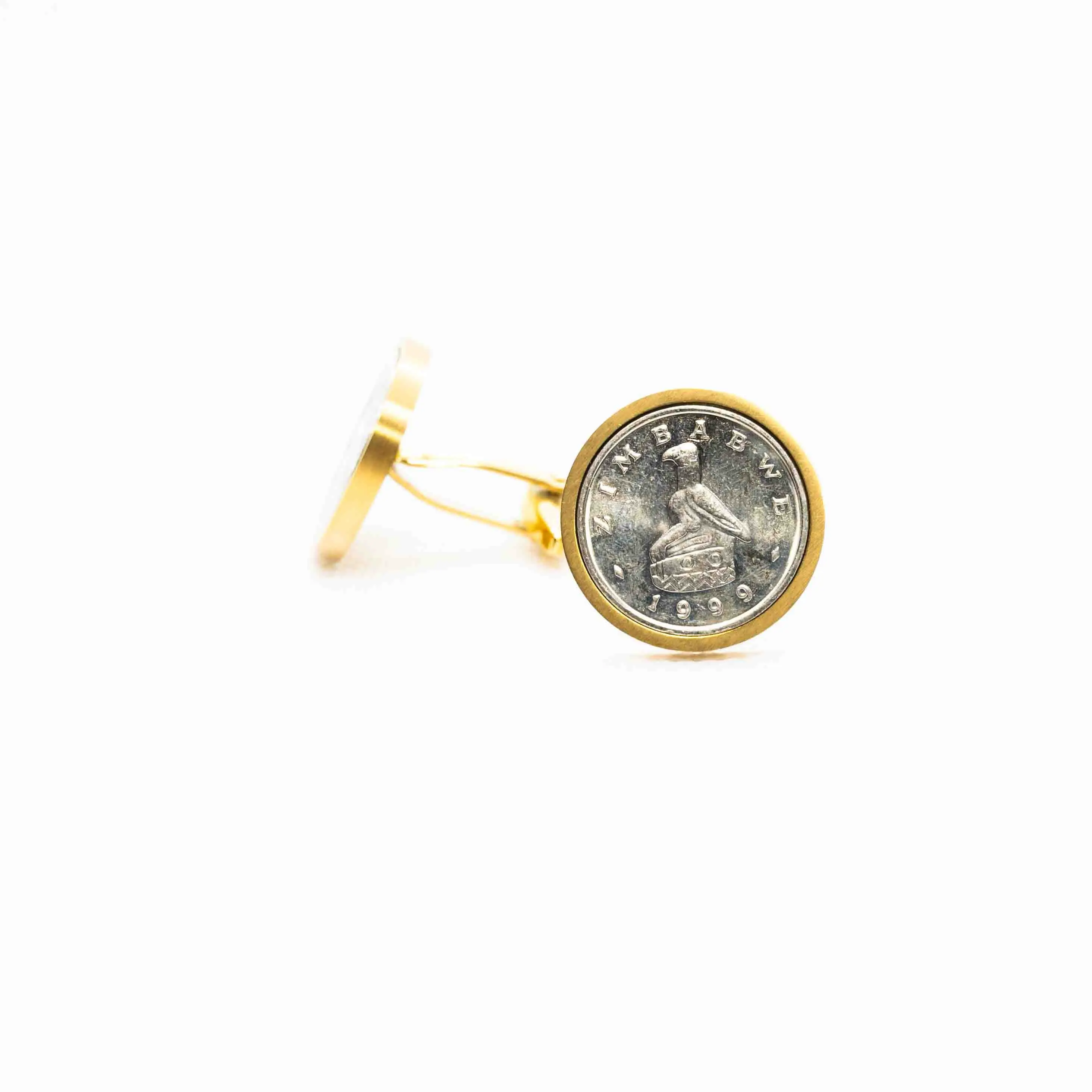 Zimbabwe 10 Cent Coin Cufflinks