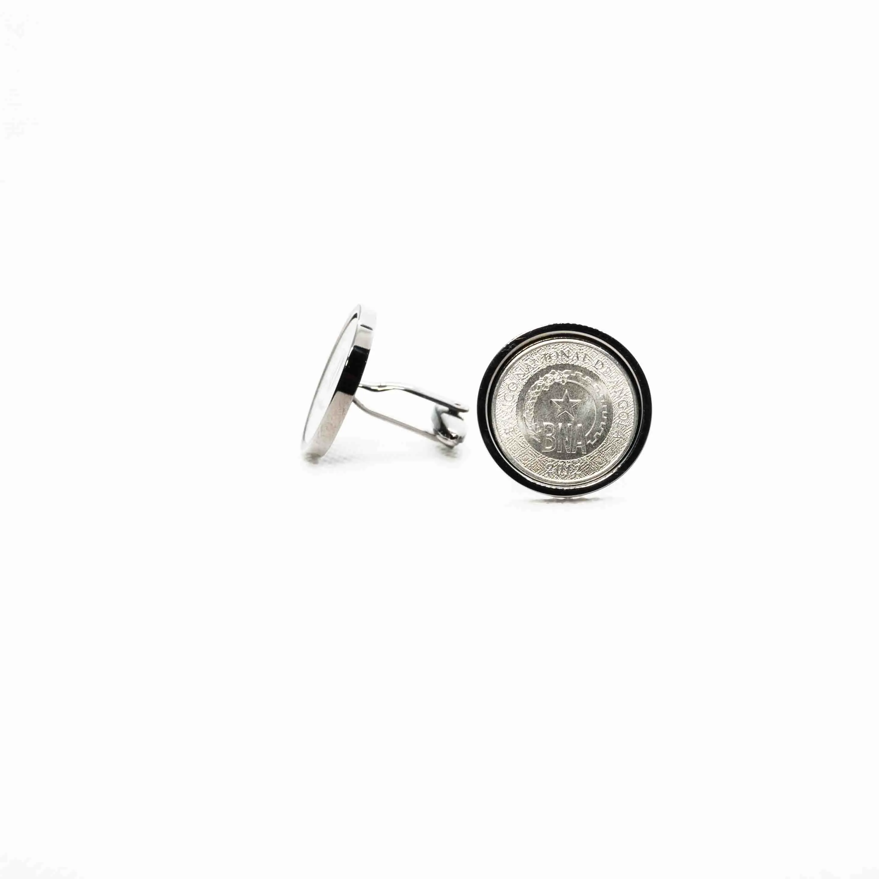 Angola 50 Centimos Coin Cufflink