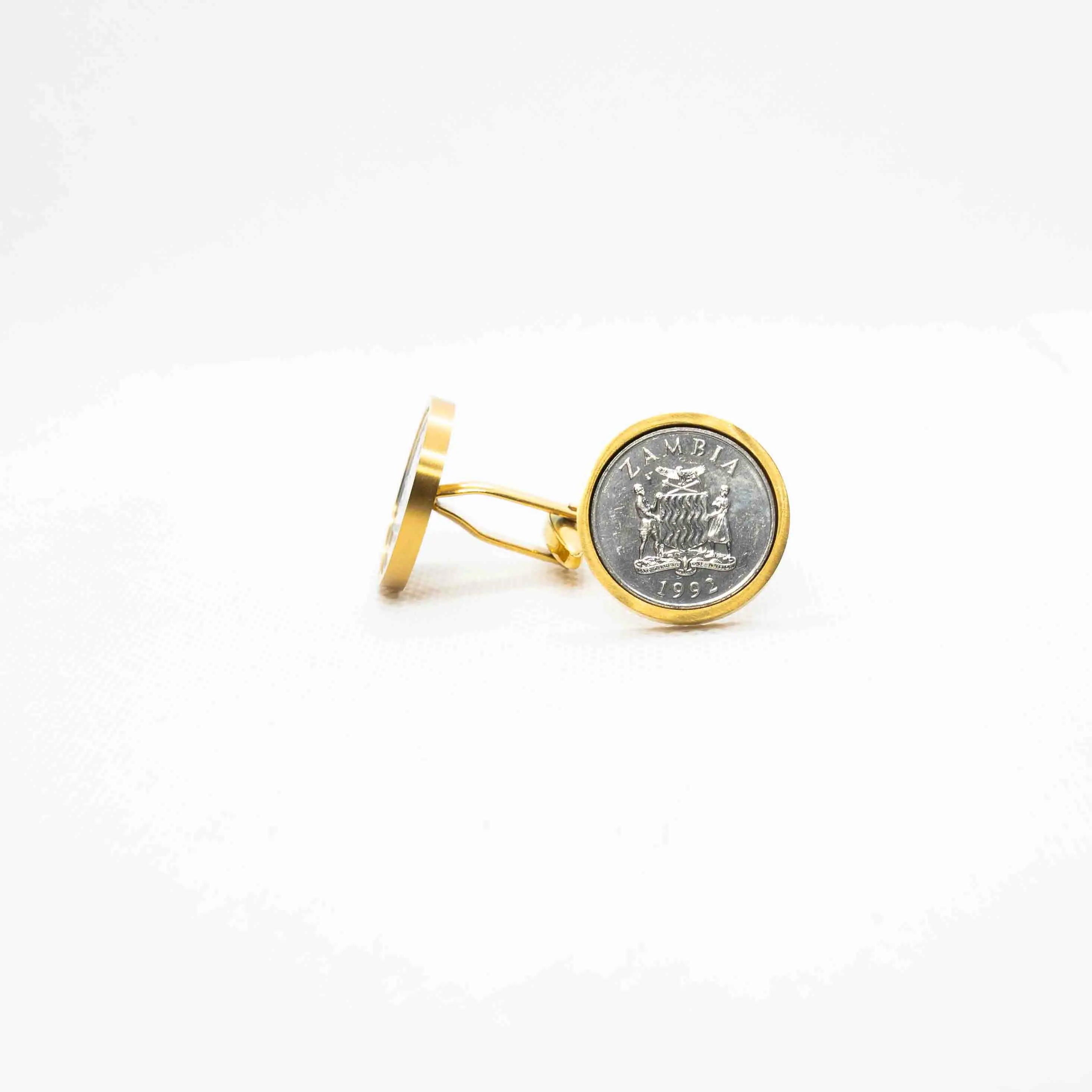 Zambia 25 Ngwee Cufflinks