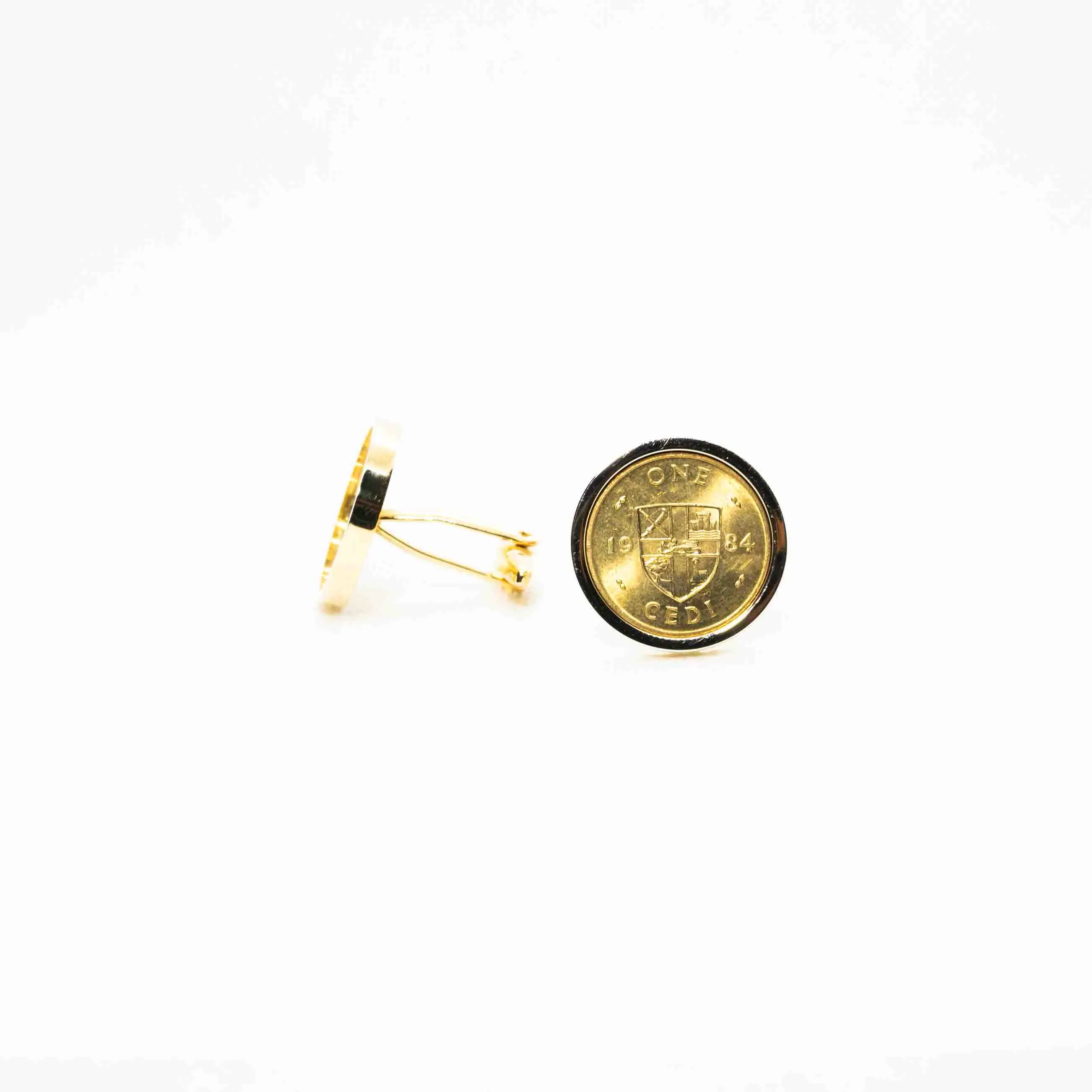 Ghana 1 Cedi Coin Cufflinks