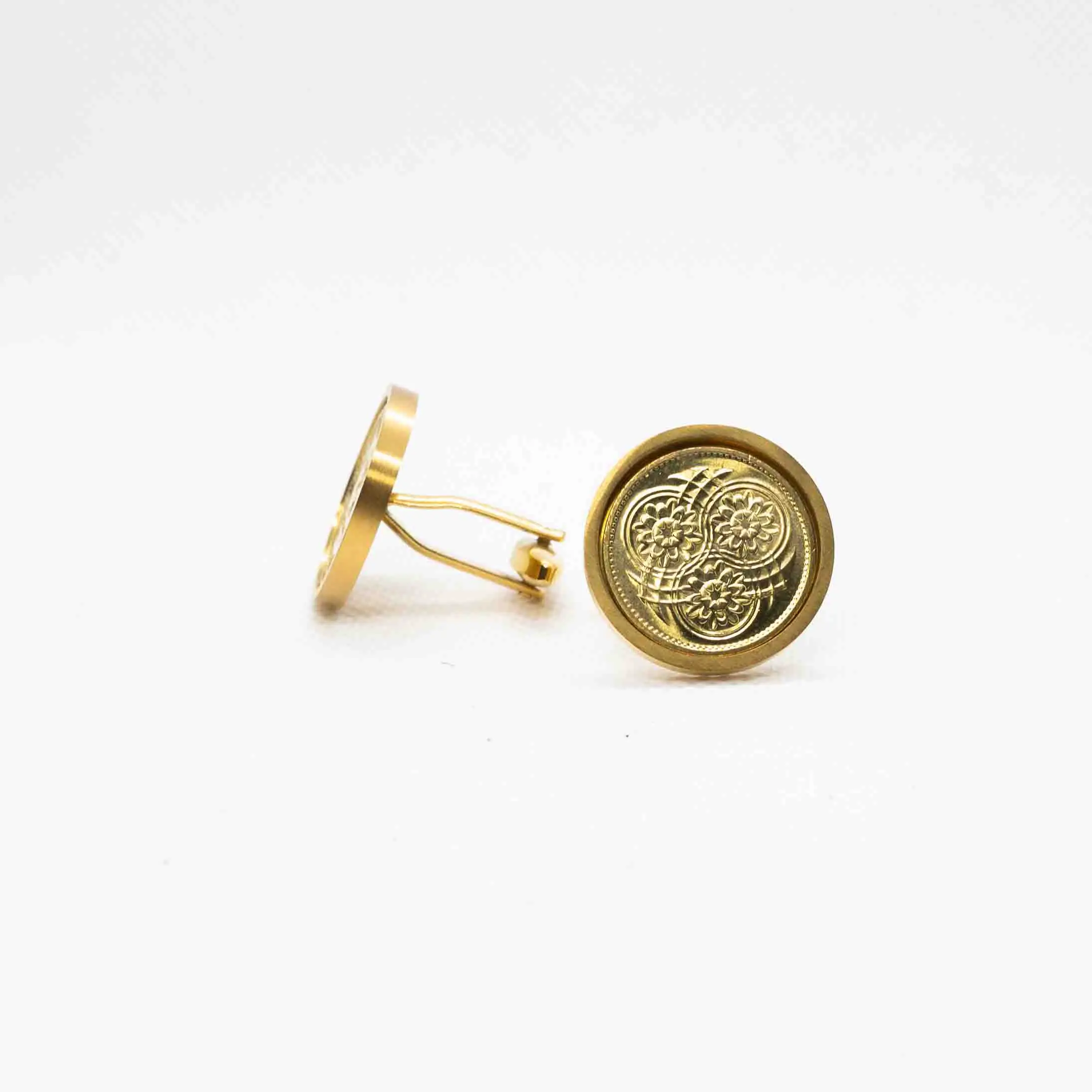 Guyana 5 Cent Coin Cufflinks