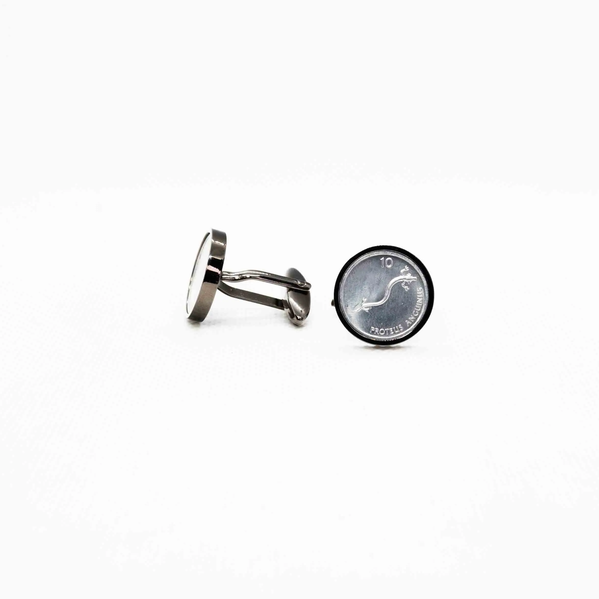 Slovenia 10 Stotinov Coin Cufflinks