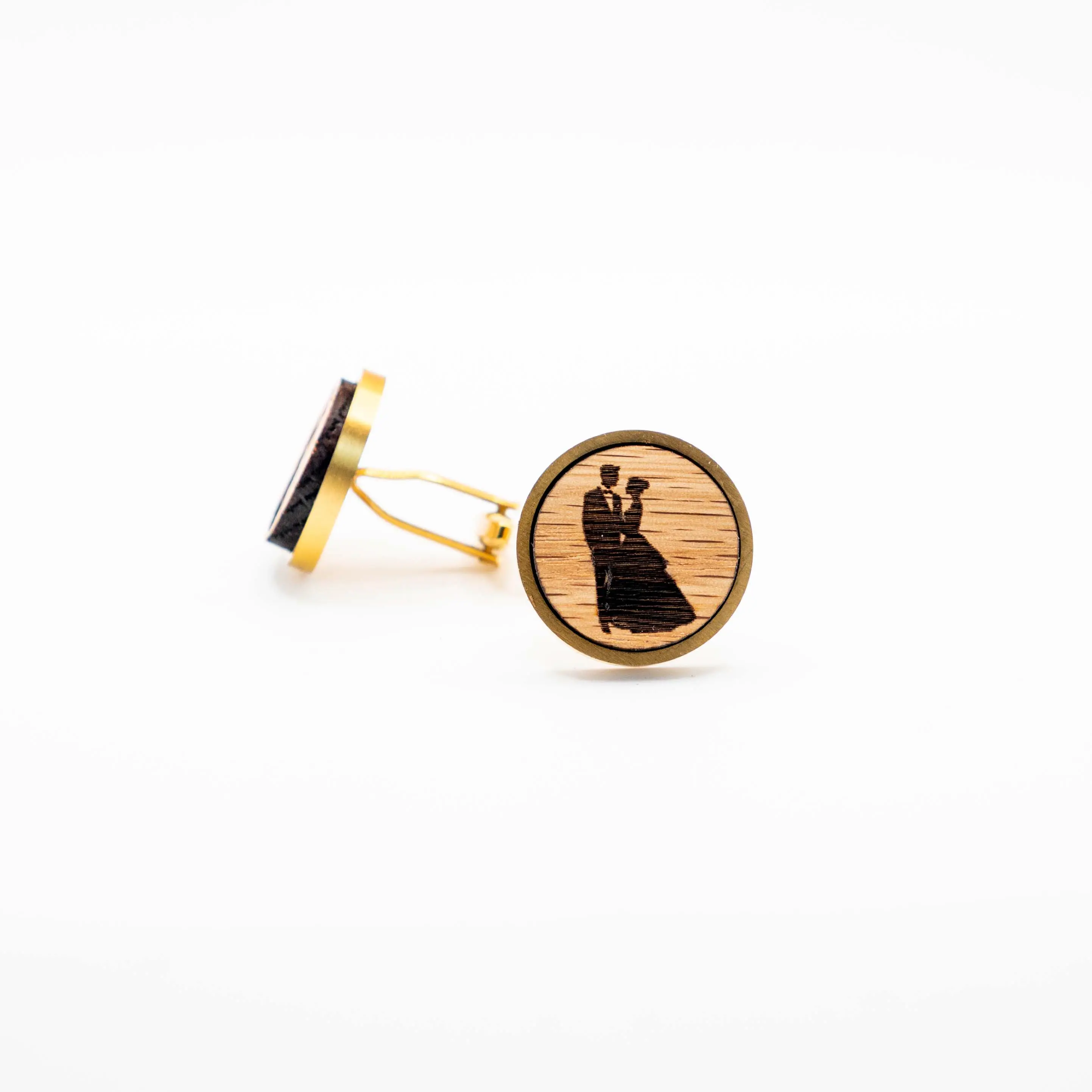 Bridge and Groom Cufflink