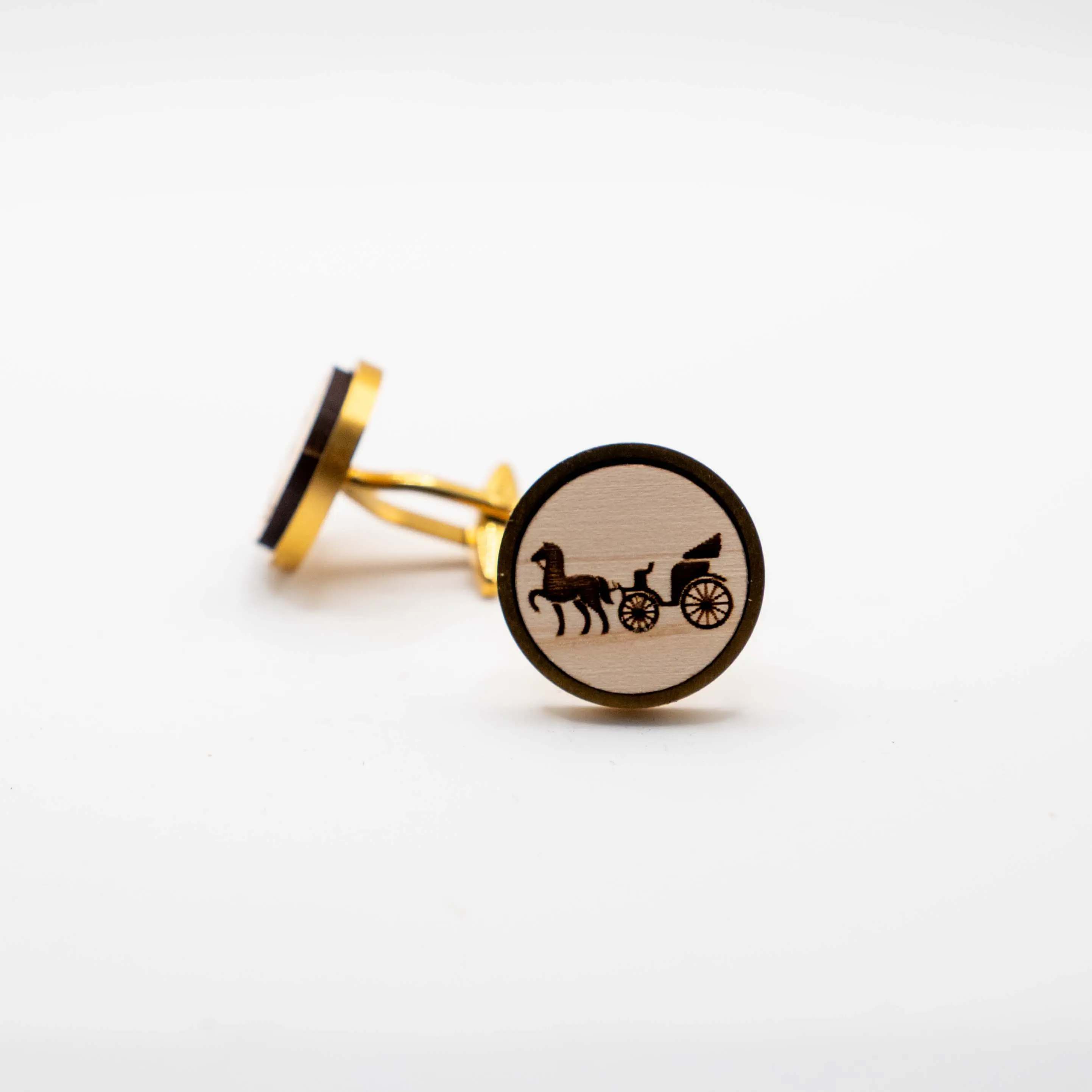 Horse Carriage Cufflinks