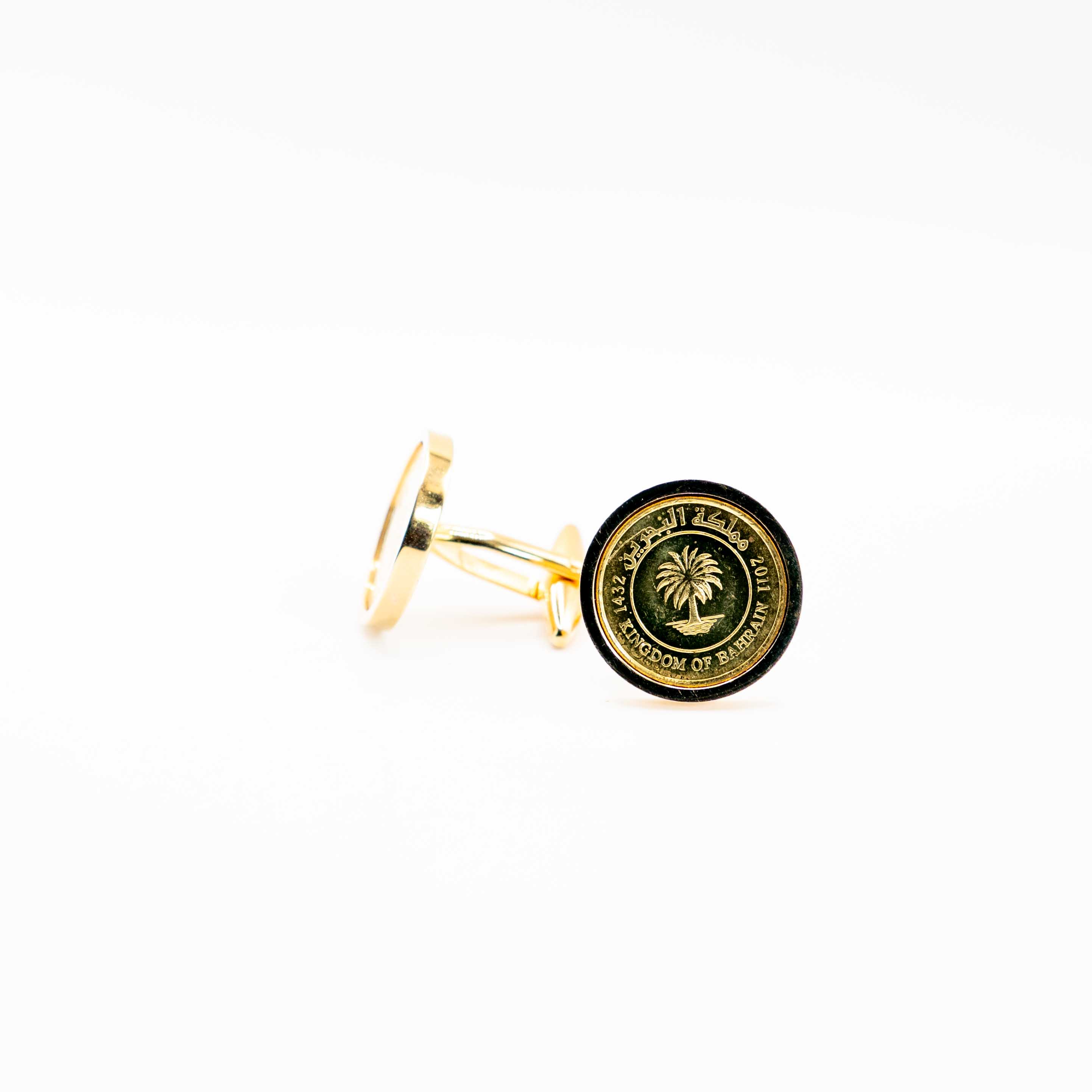 Bahrain 5 Fils Cufflinks