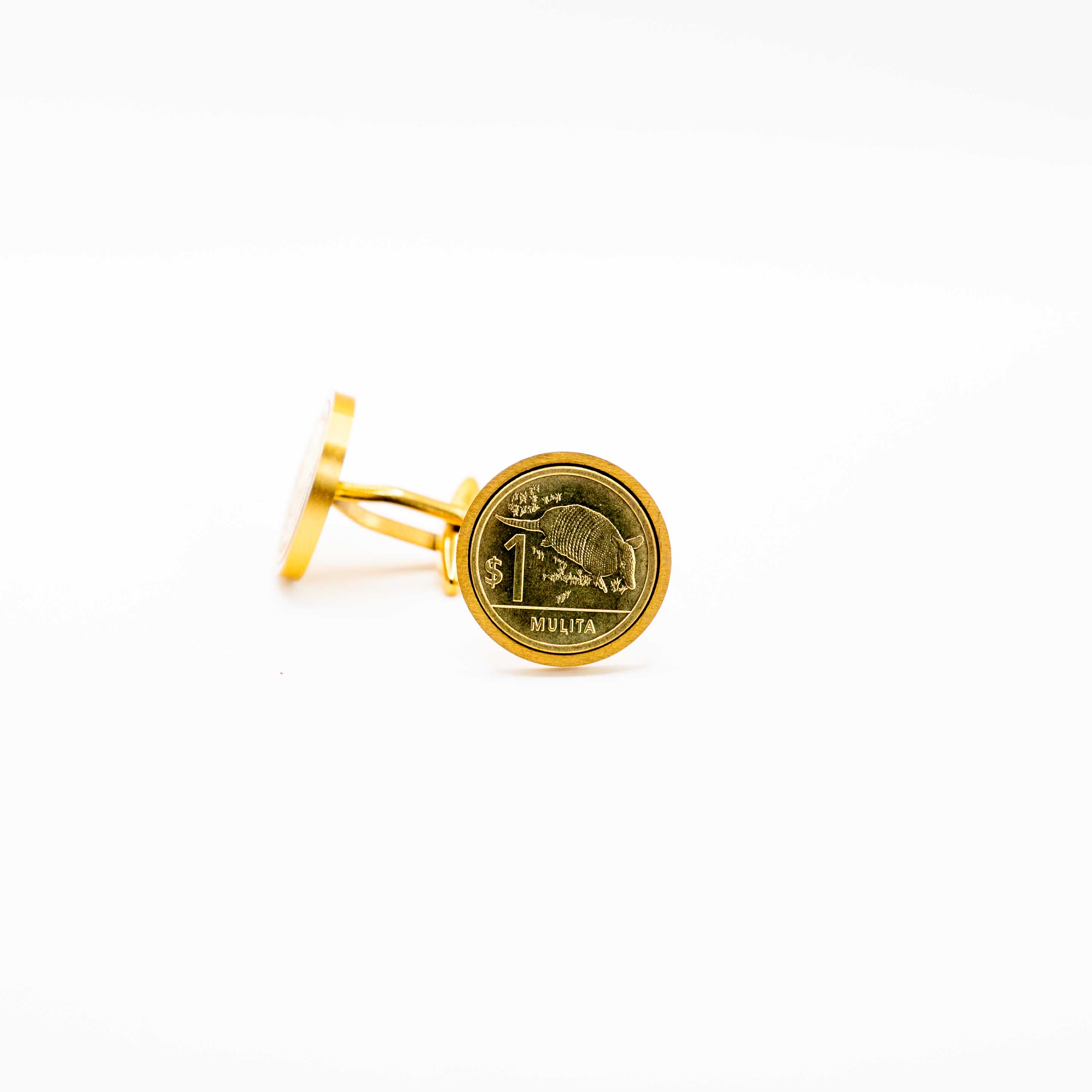 Uruguay 1 Peso Uruguayo Mulita Cufflink