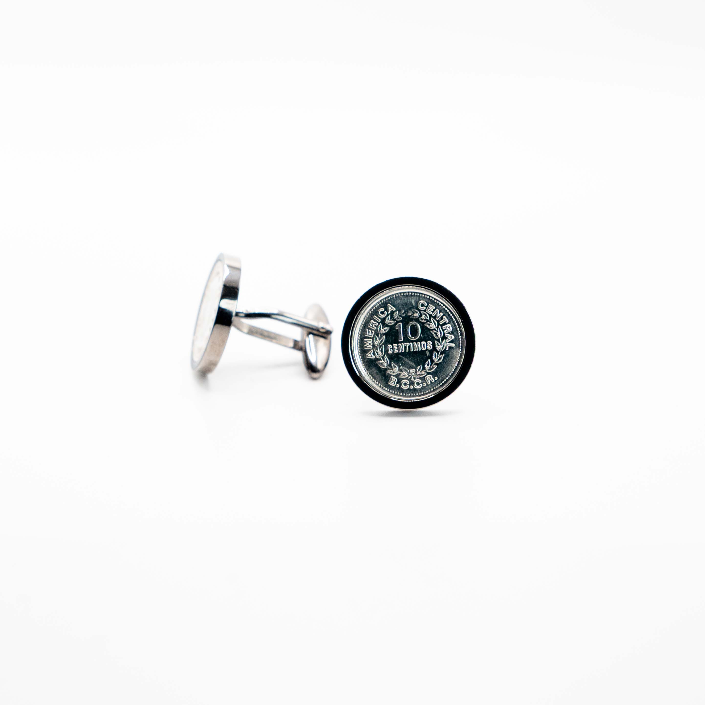 Costa Rica 10 Centimos Coin Cufflink