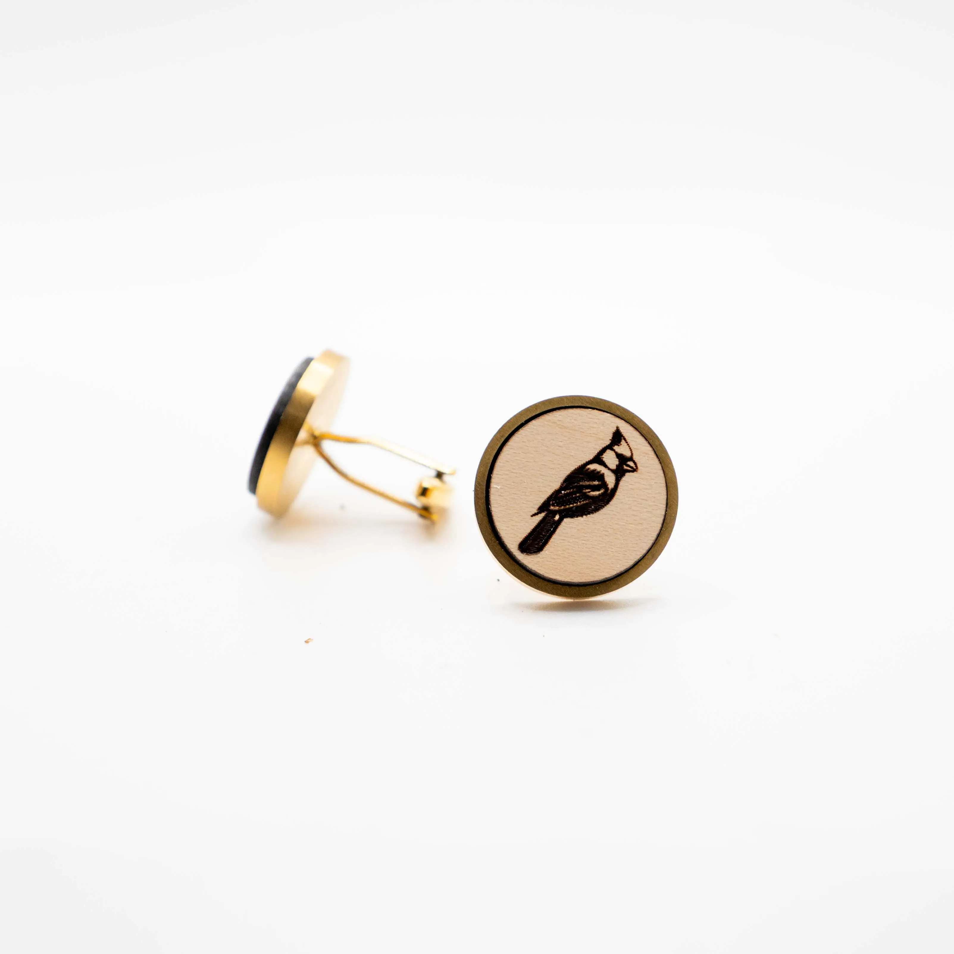 Cardinal Bird Cufflinks