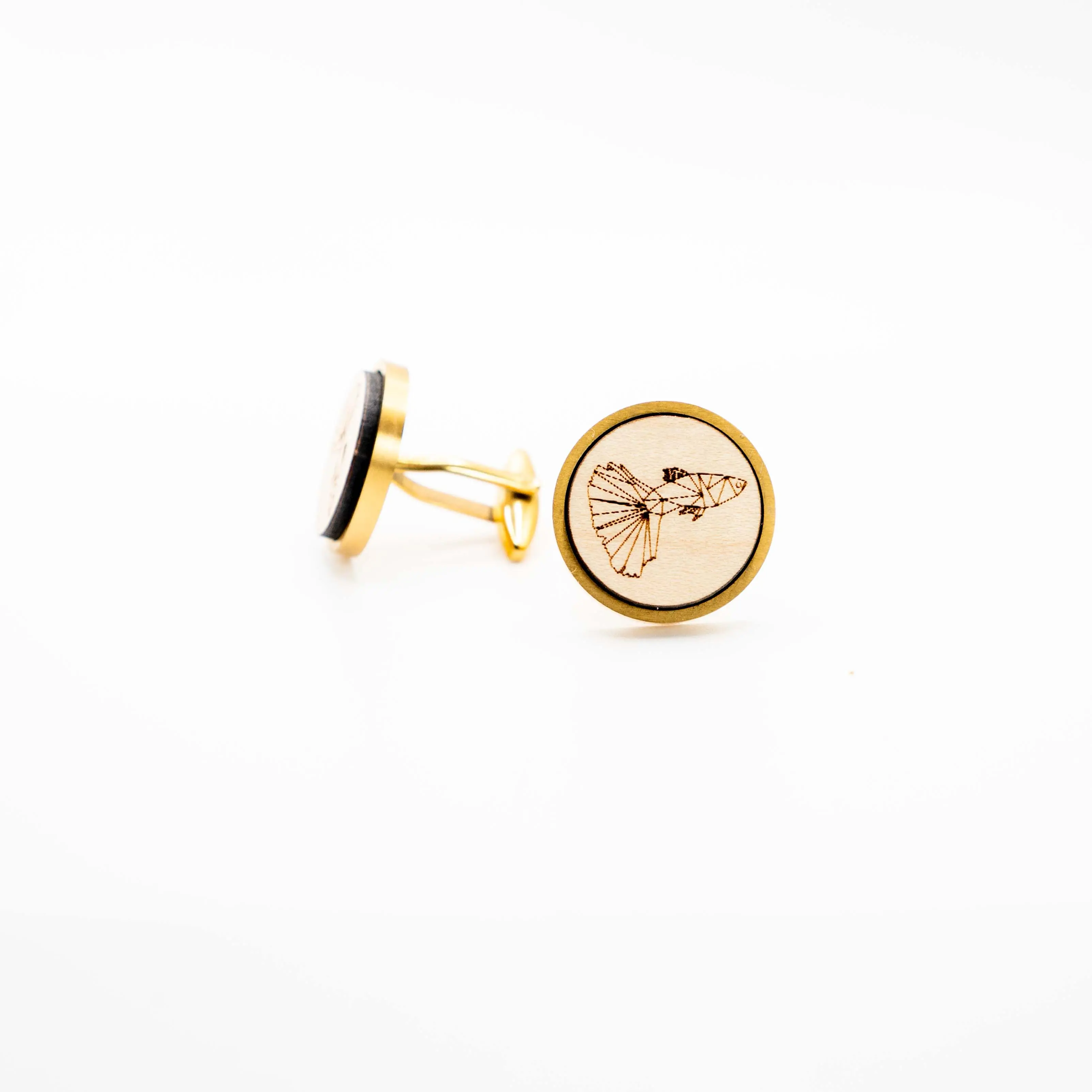 Siamese fighting fish Cufflinks