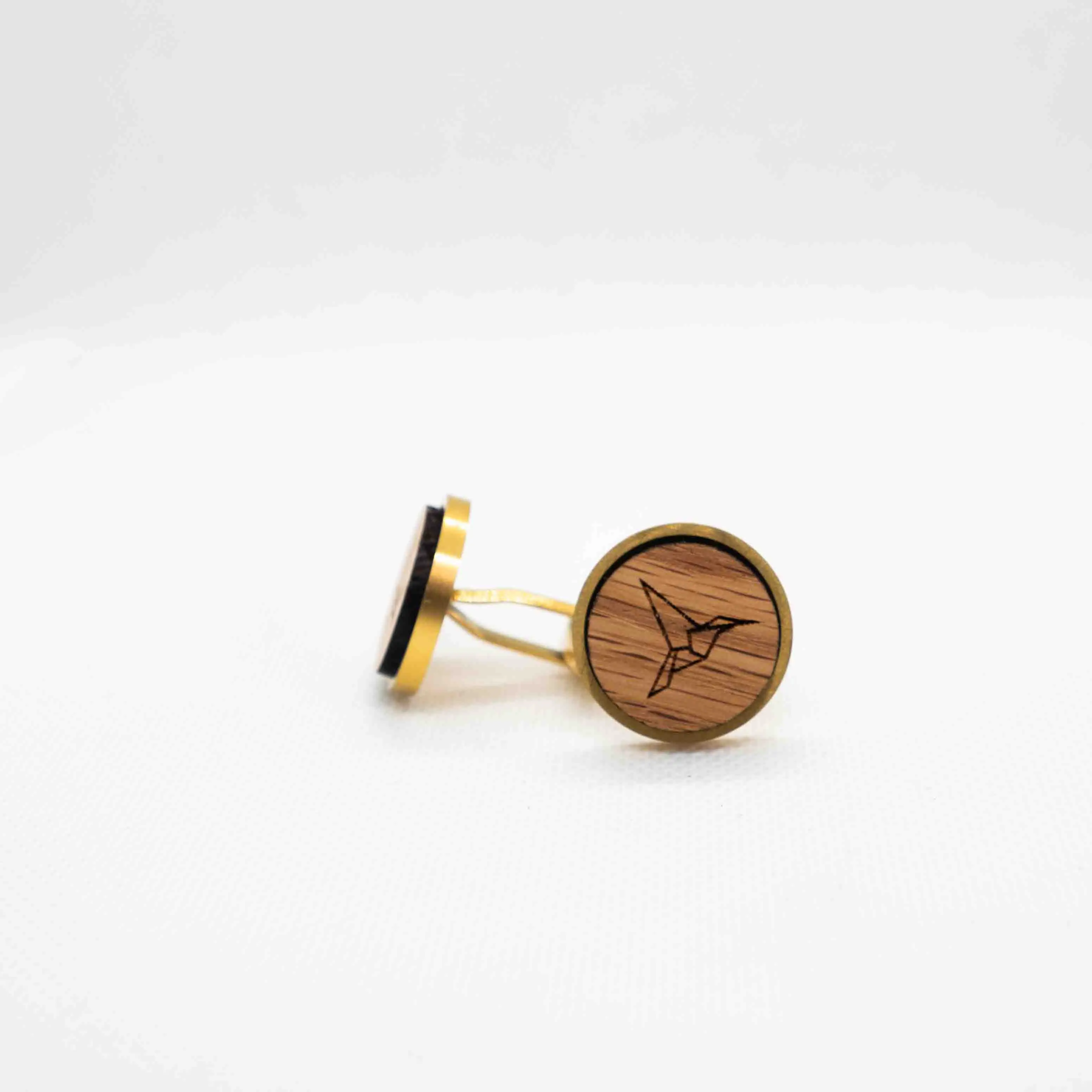 Hummingbirds Origami Cufflinks