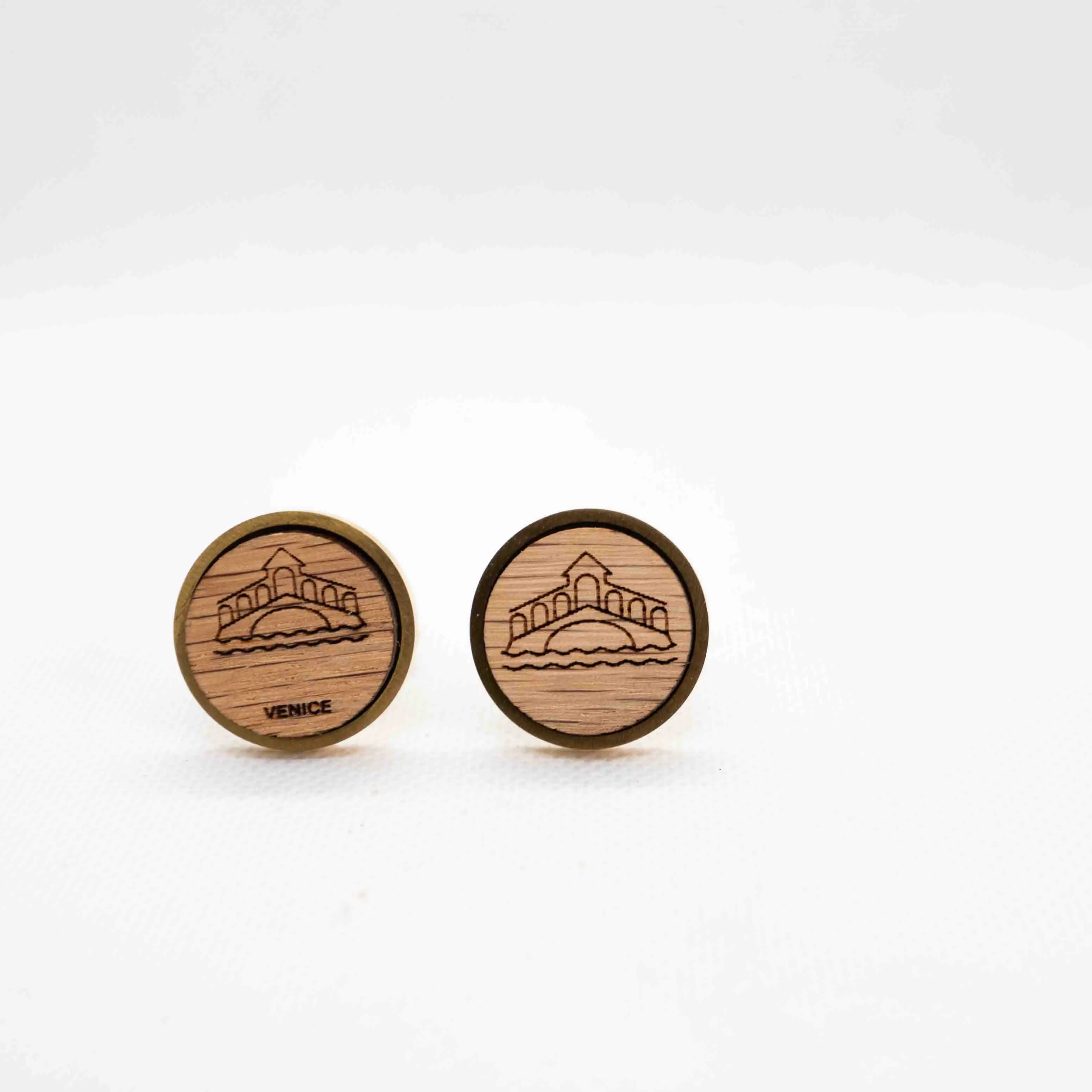 Venice Wooden Cufflinks