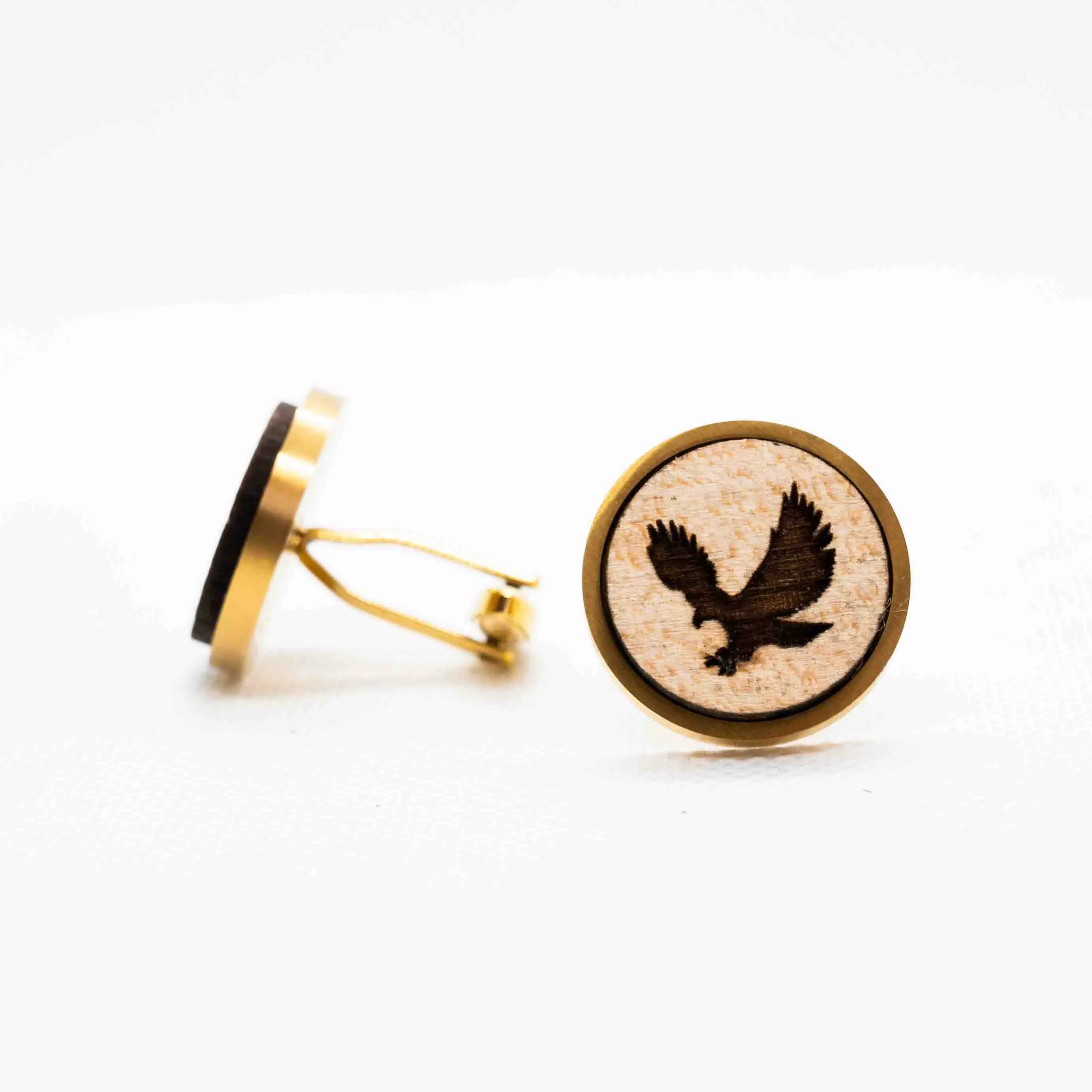Bald Eagle Outline Cufflinks