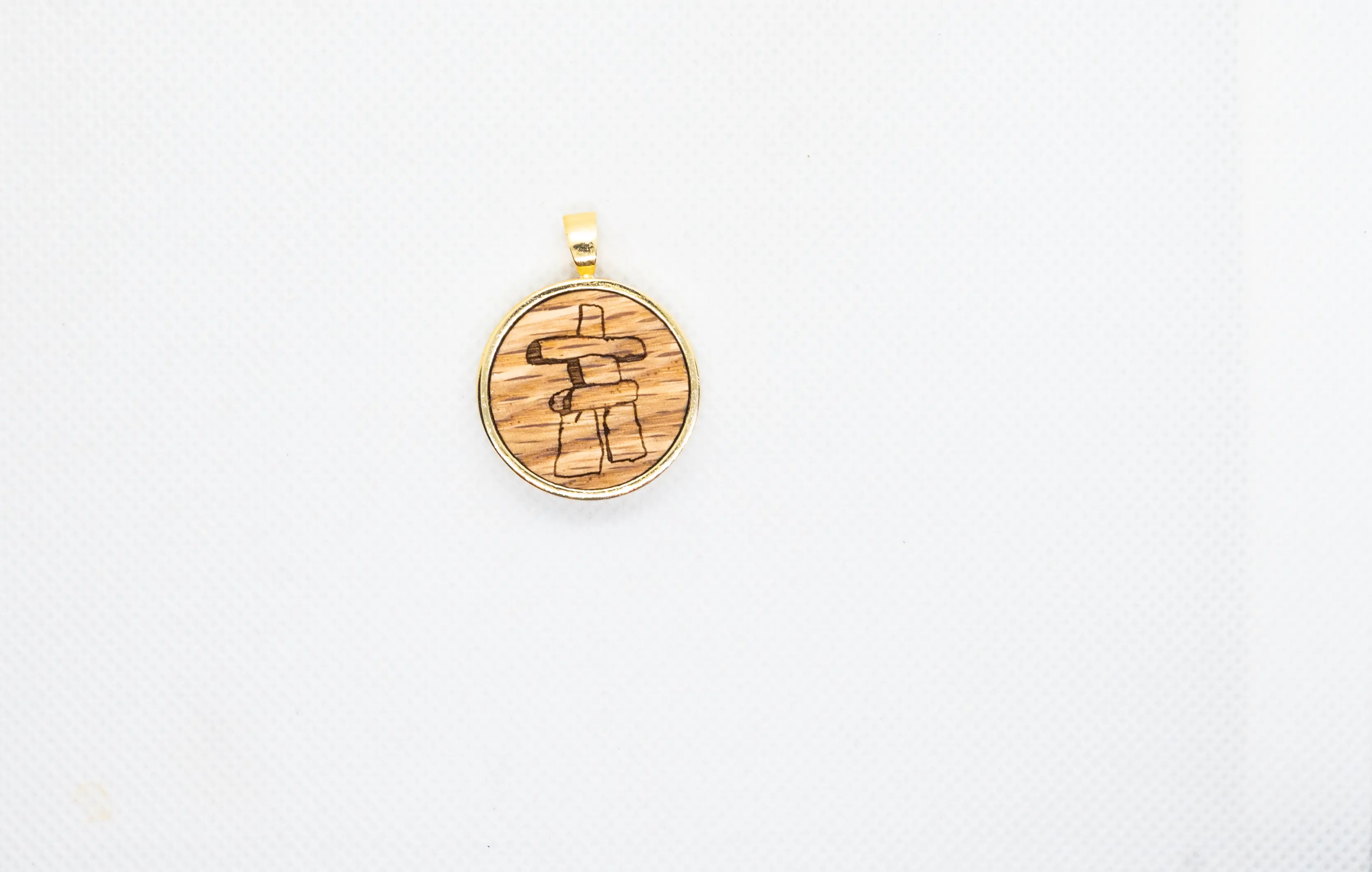 Inuksuk Wood Pendant