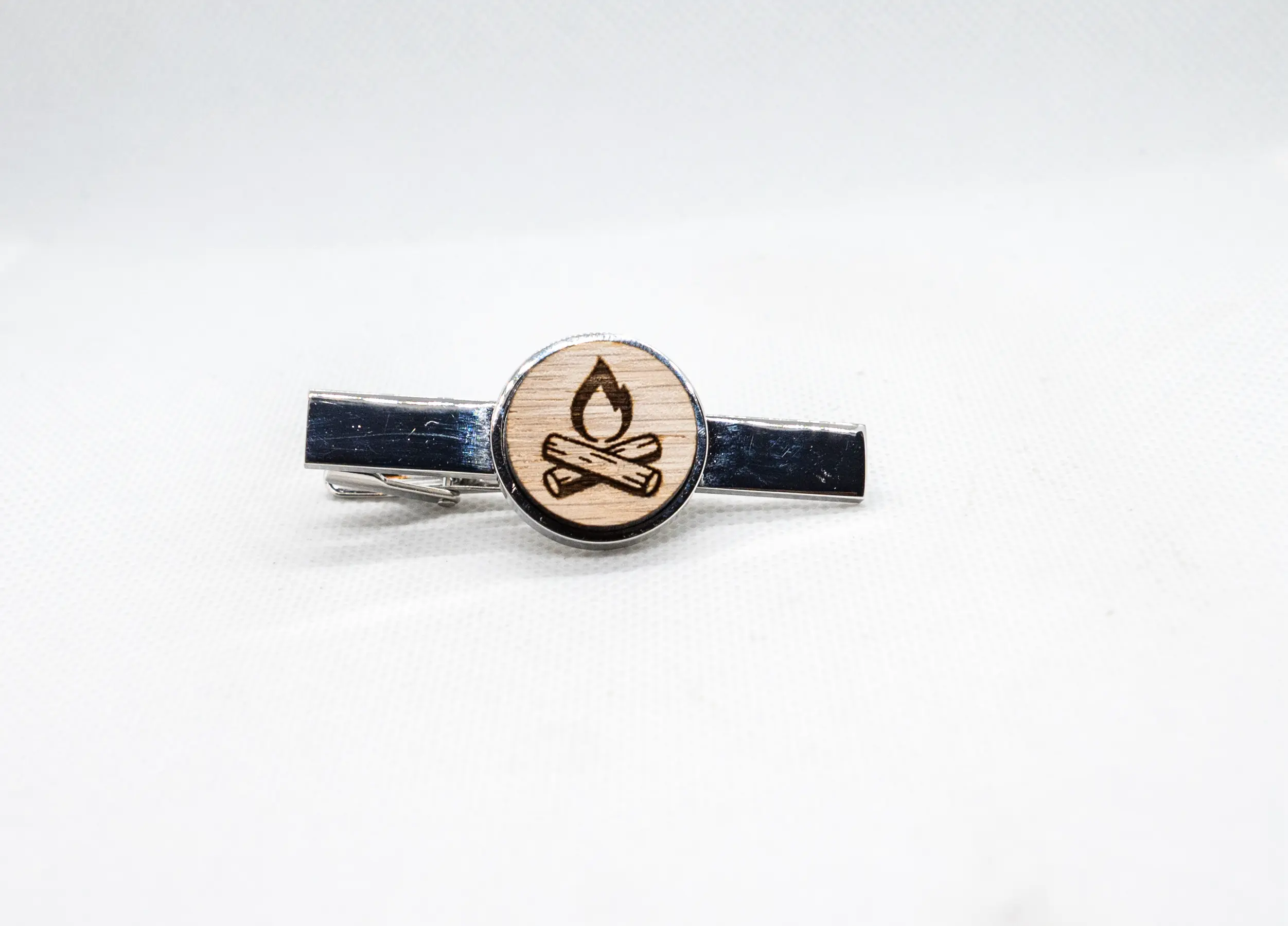 Outdoors Camp FireTie Clips