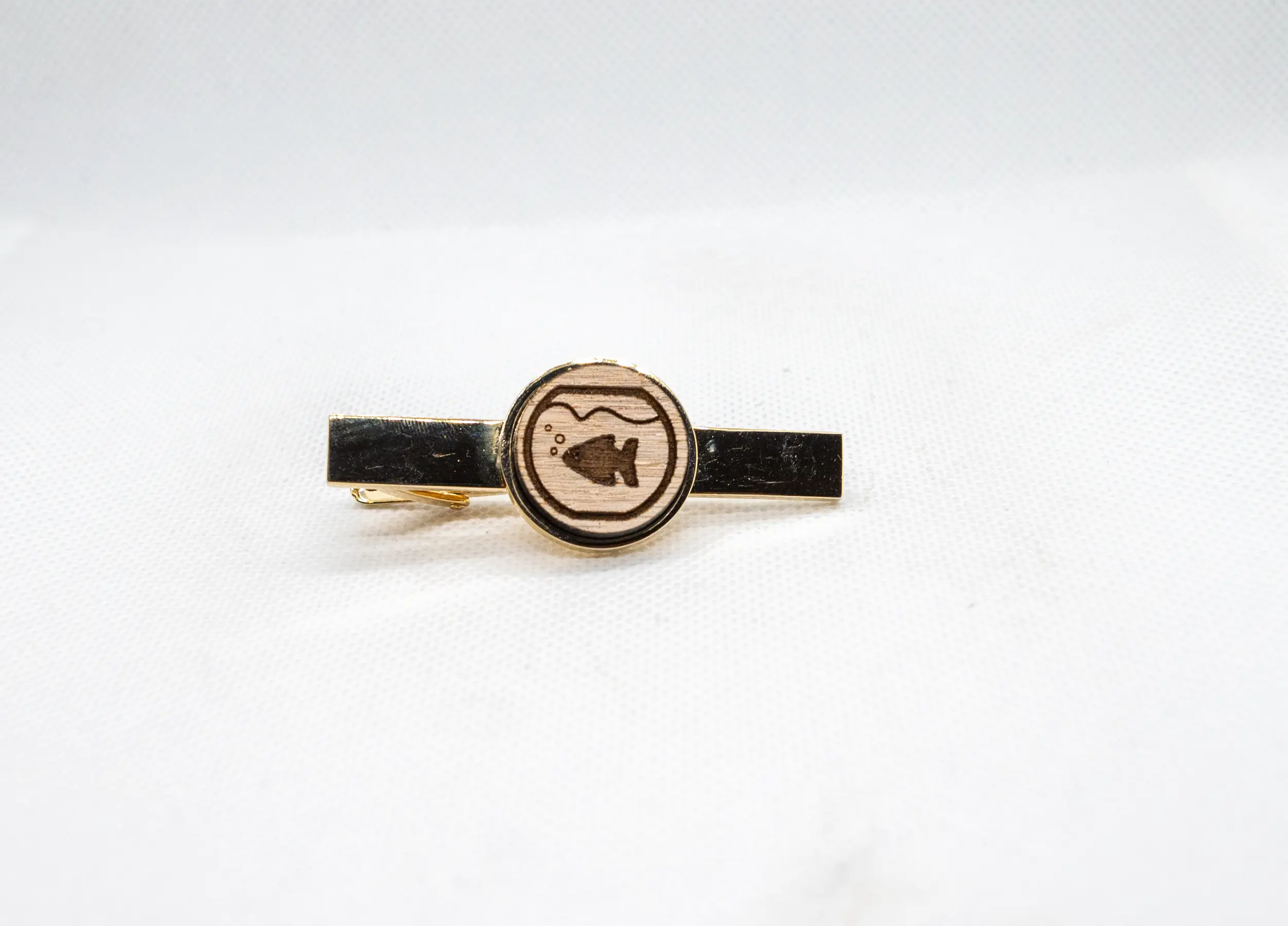 Fish Bowl Tie Clips