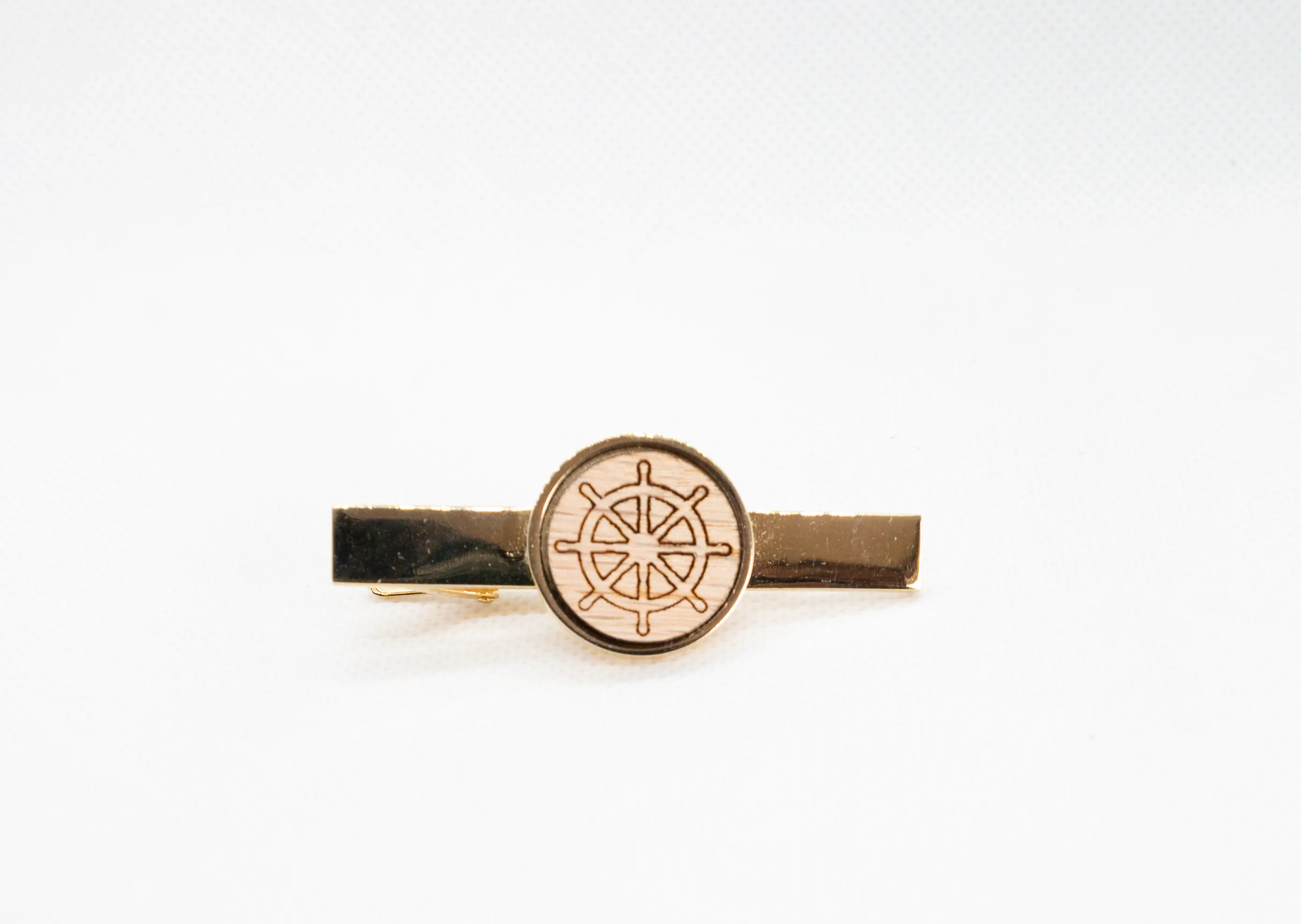 Ship Helm Tie Clips