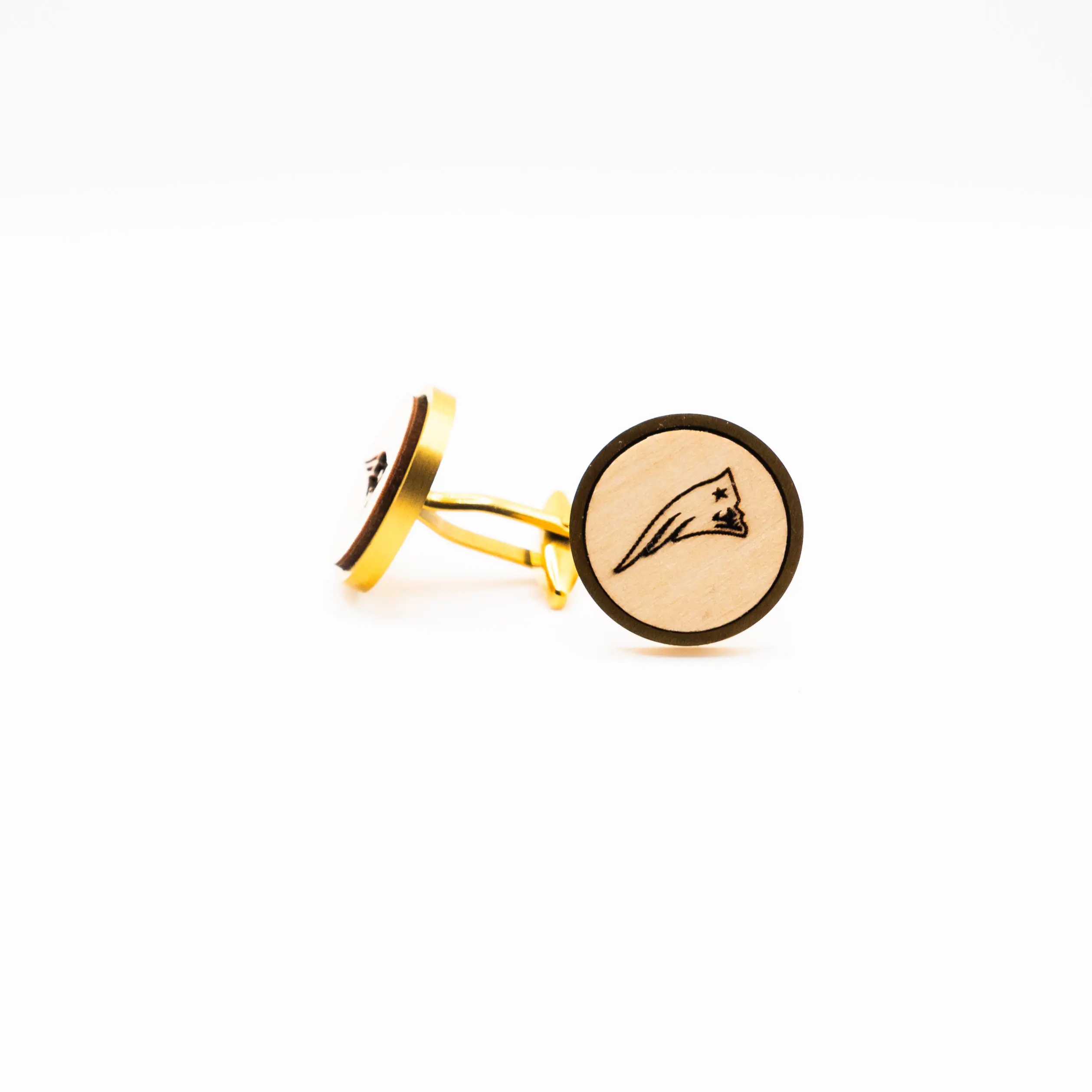 Patriots Wooden Cufflinks