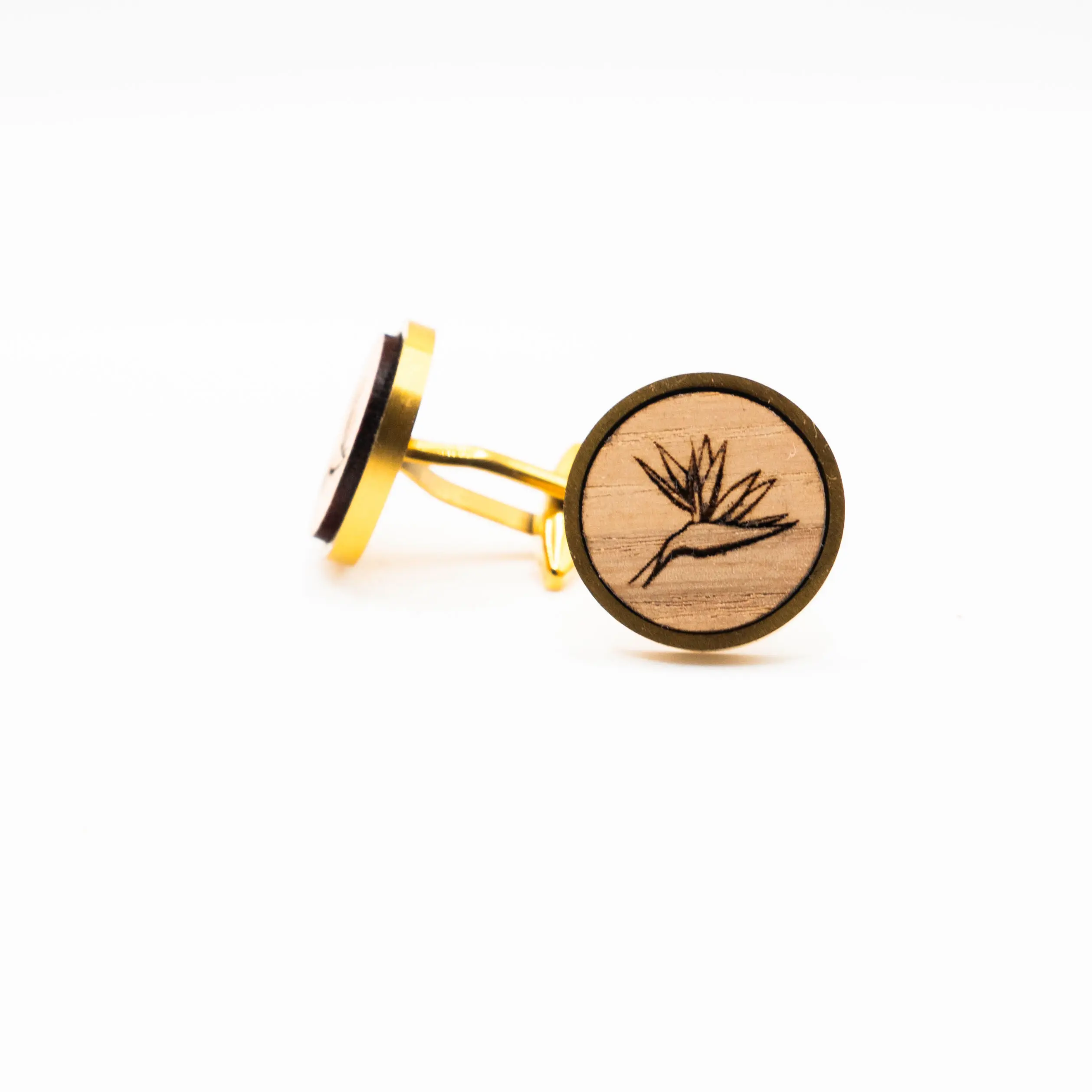 Bird of paradise flower  Cufflinks