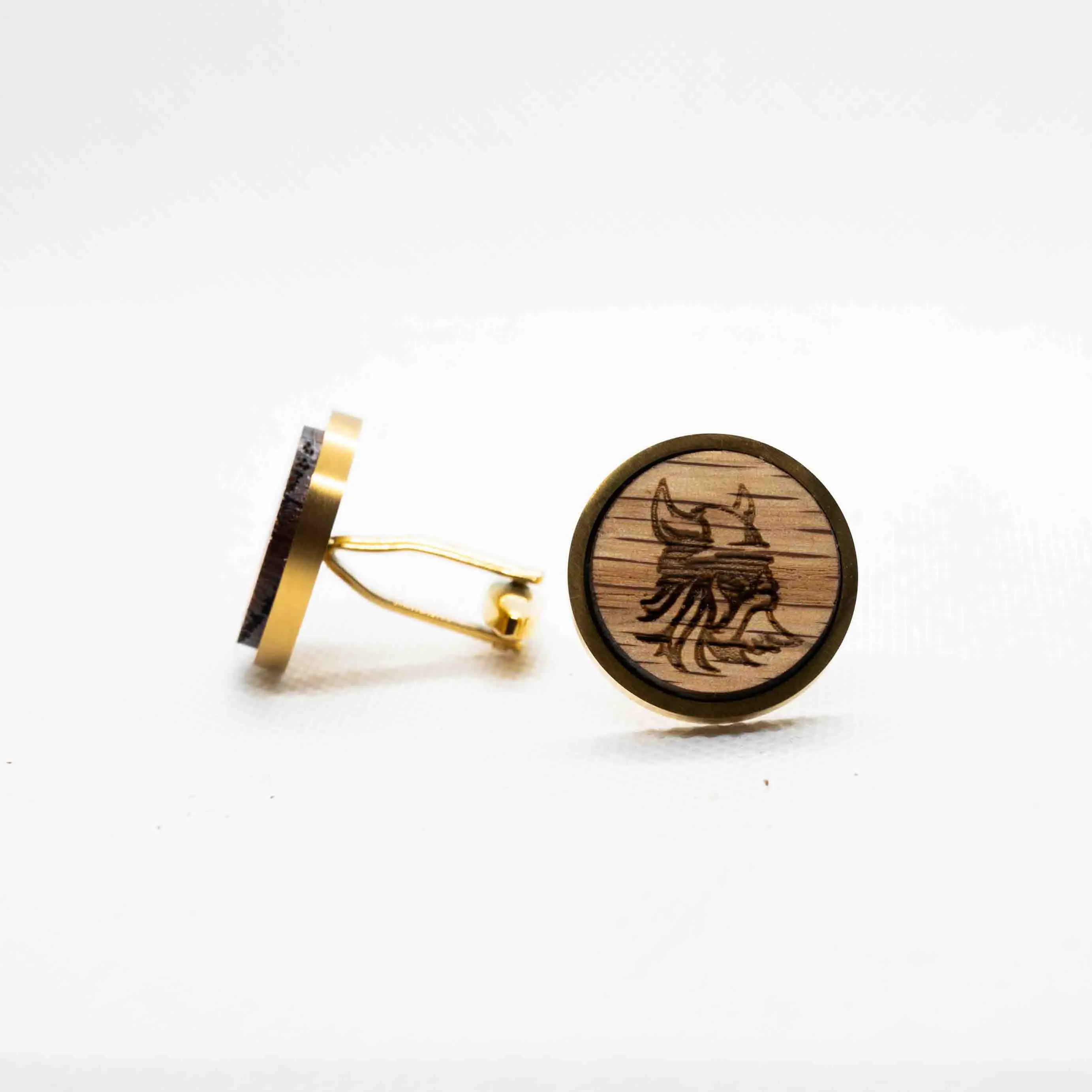 Vikings  Wooden Cufflinks