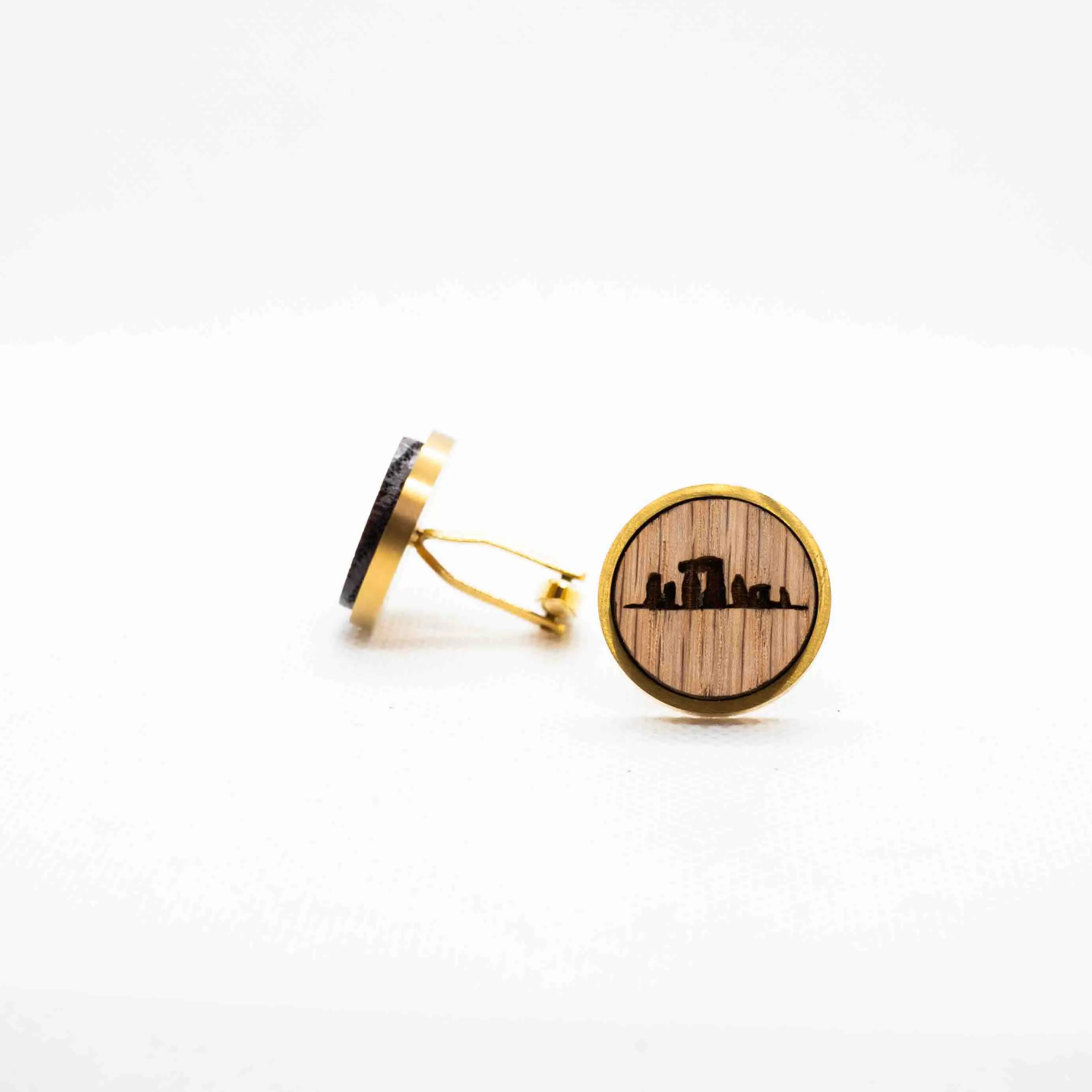 Stonehenge II Wooden Cufflinks