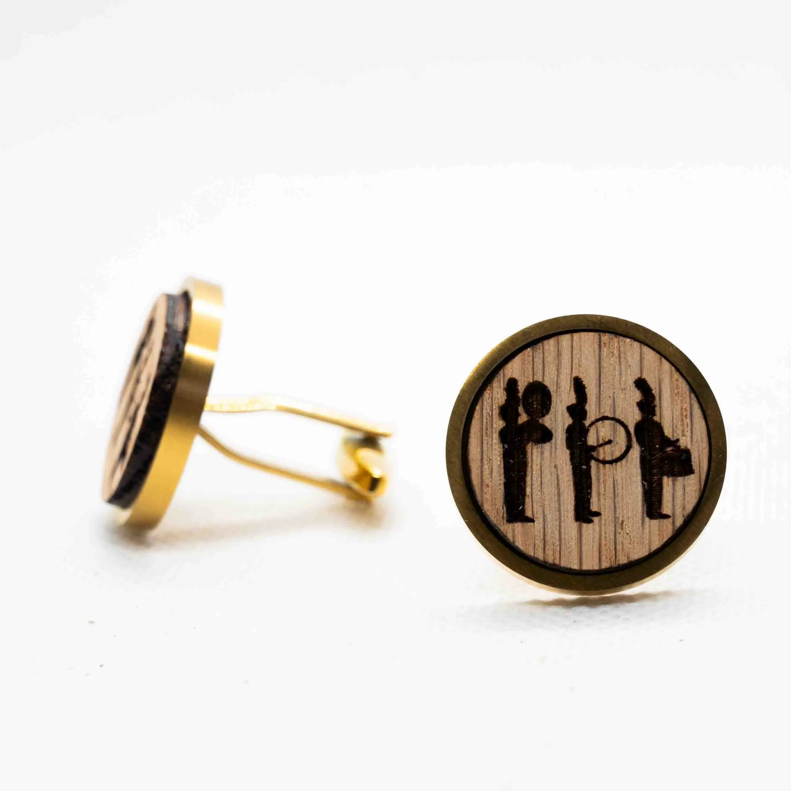 Marching Band  Wooden Cufflinks