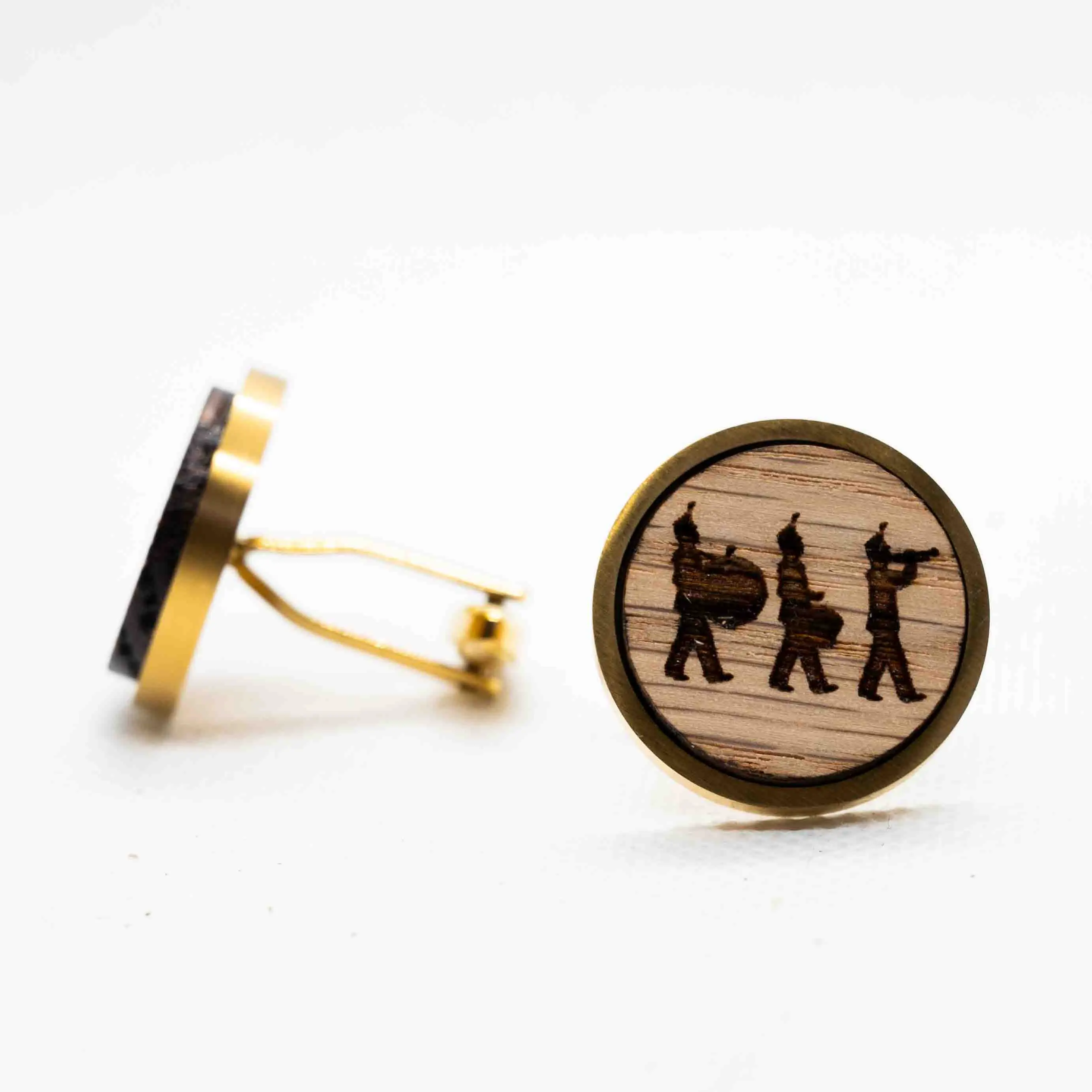 Marching Band II Wooden Cufflinks
