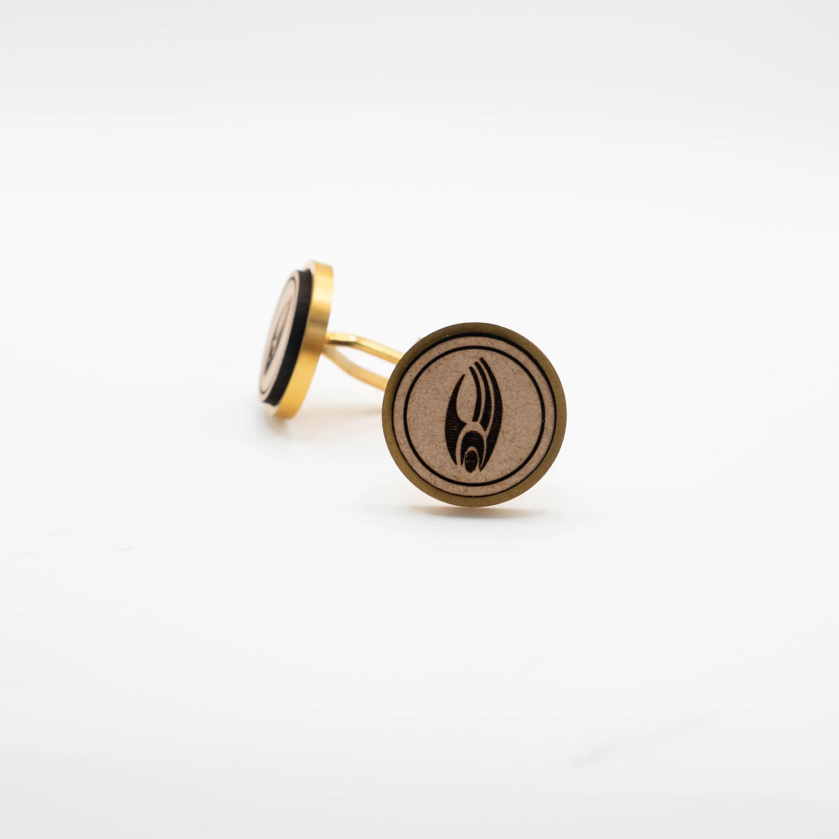 Star Trek  Borg Wooden Cufflinks