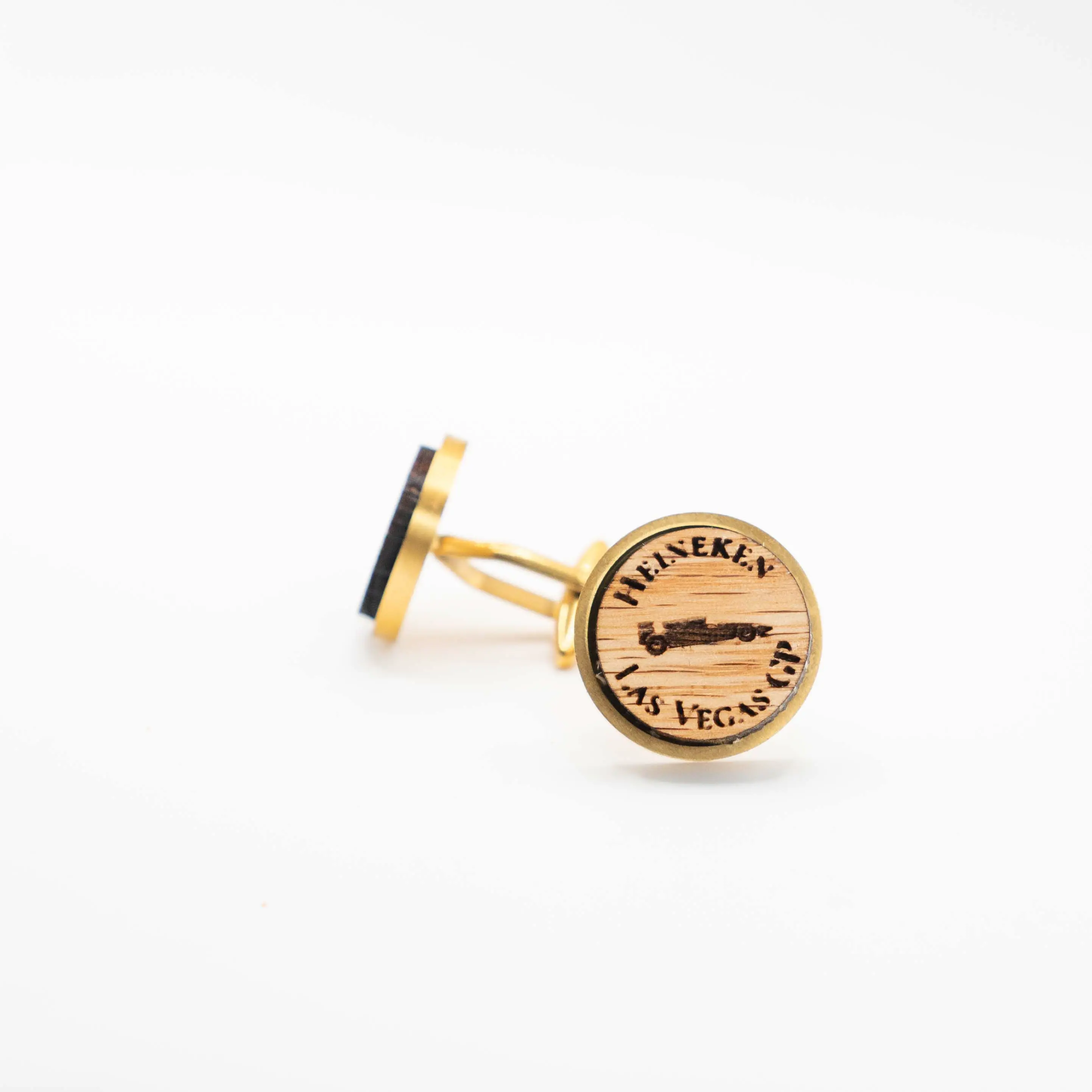 Las Vegas F1 Grand Prix Wooden Cufflinks