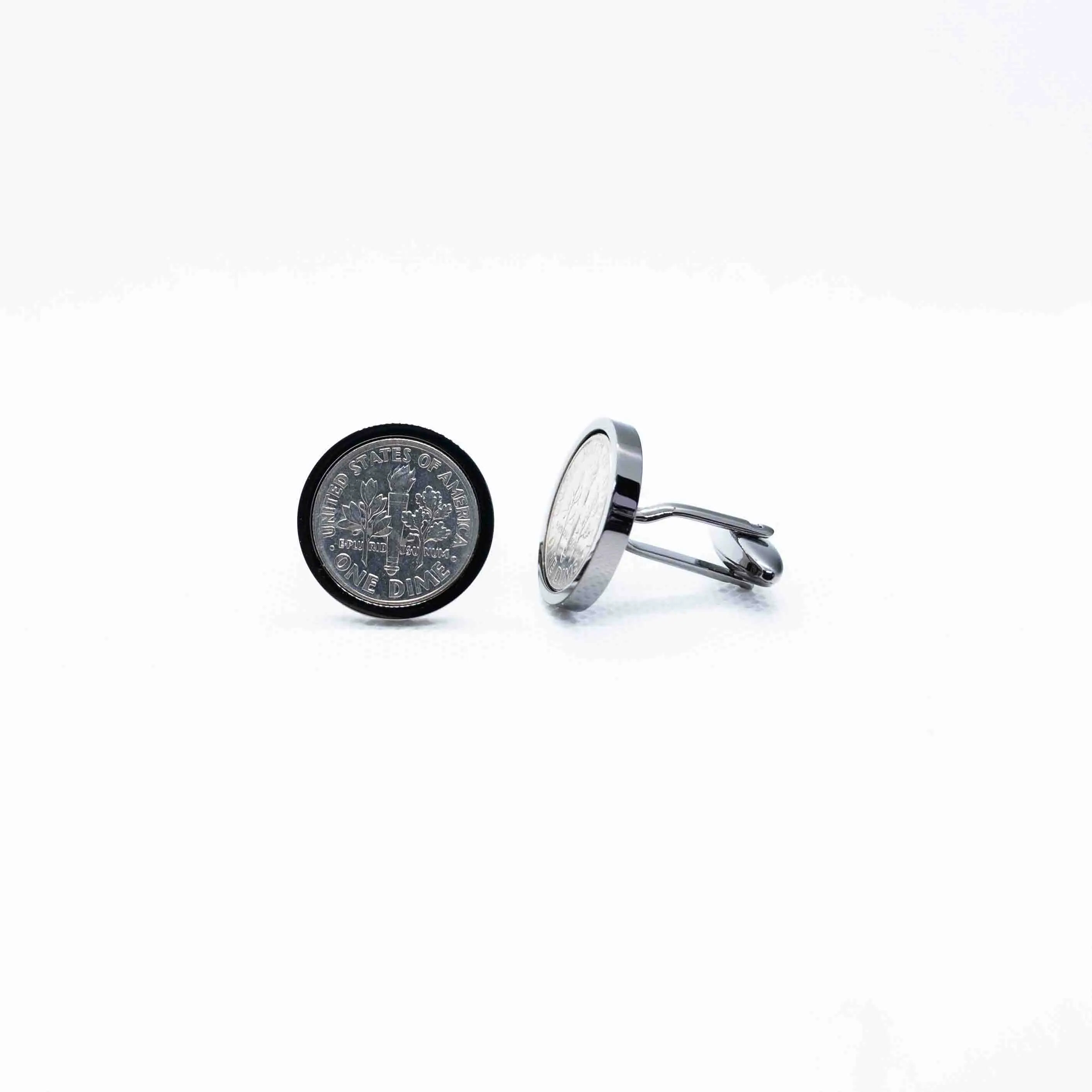 United States One Dime Coin Cufflink