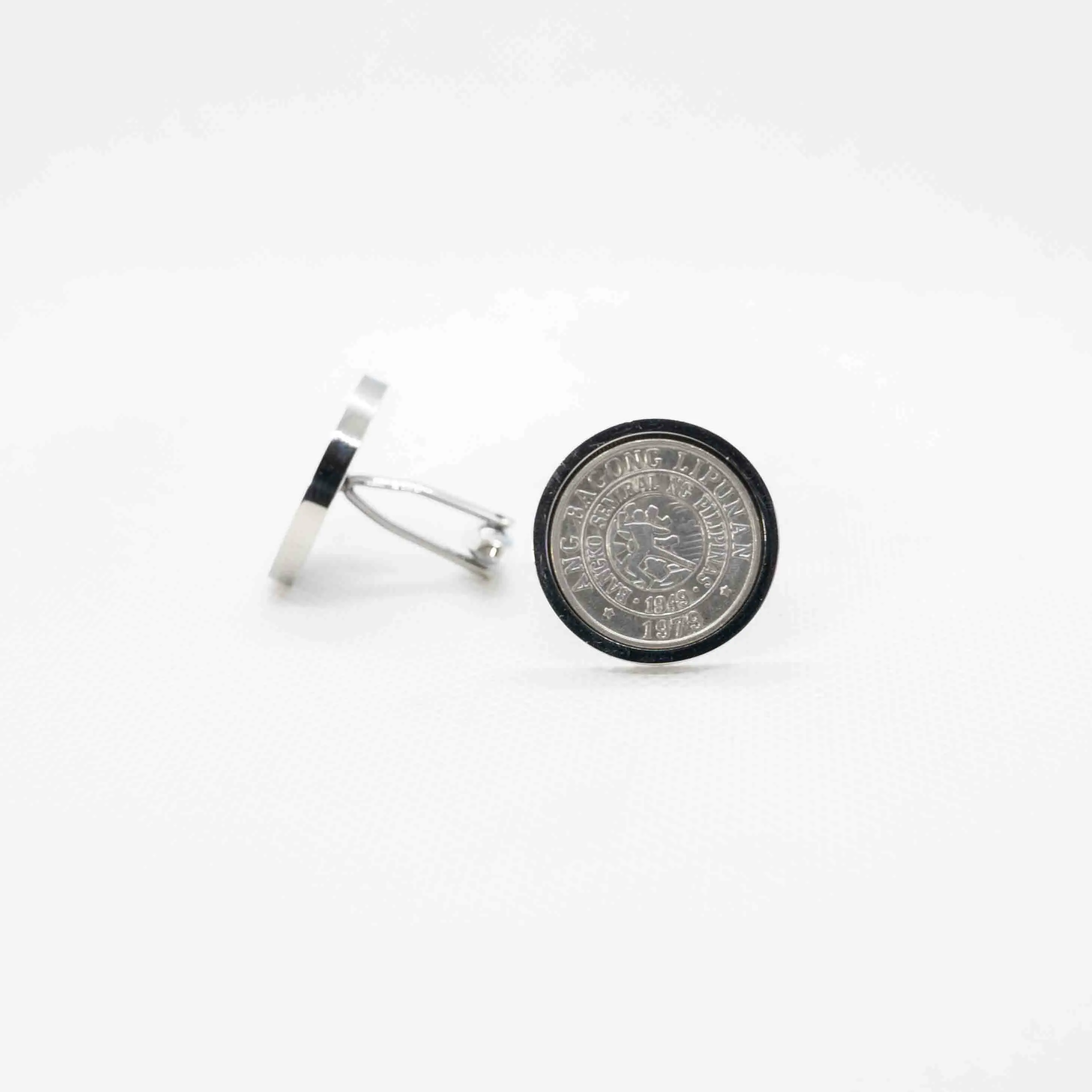 Philippines 25 Sentimos Coin Cufflinks