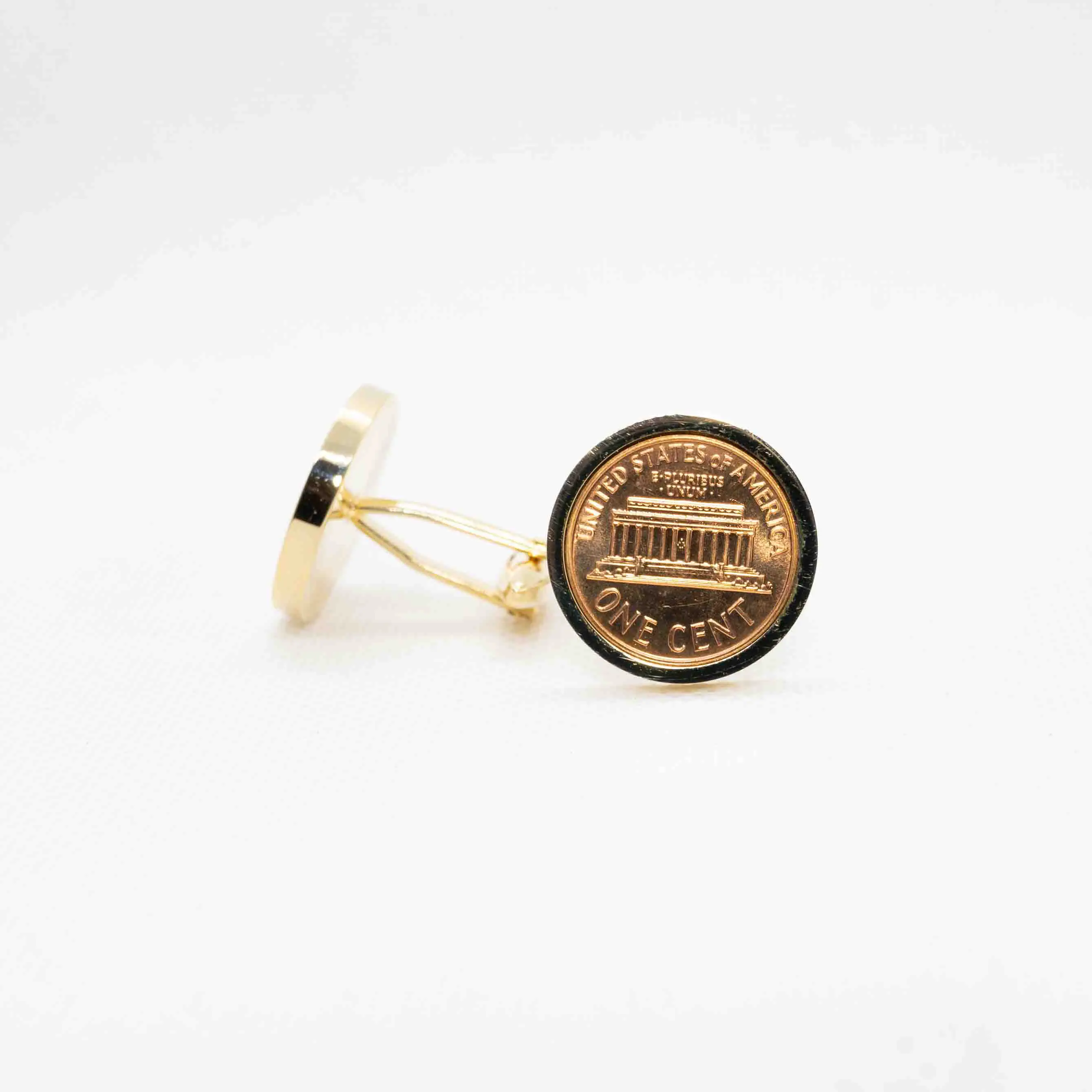 Proof America One Penny Coin Cufflink