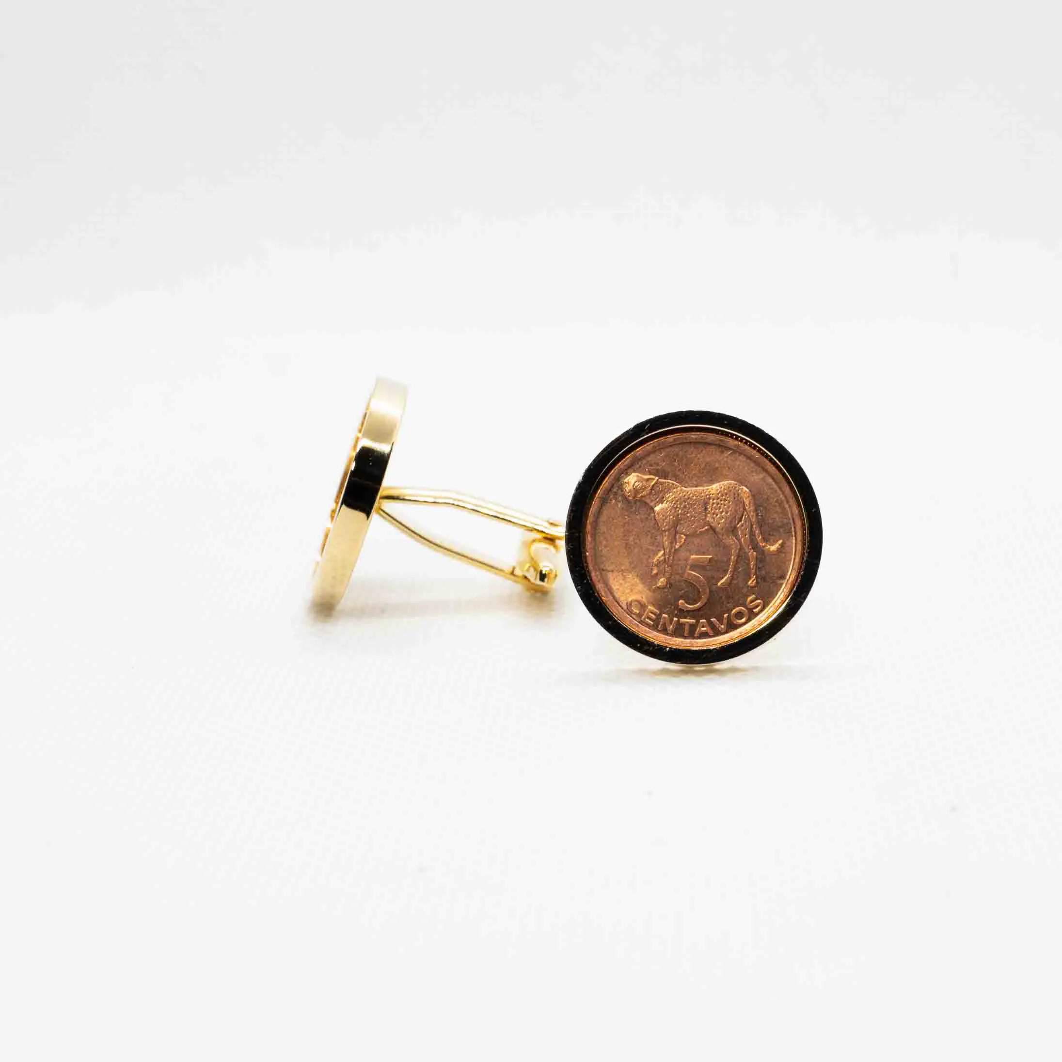 Mozambique 5 Centavos Cufflinks