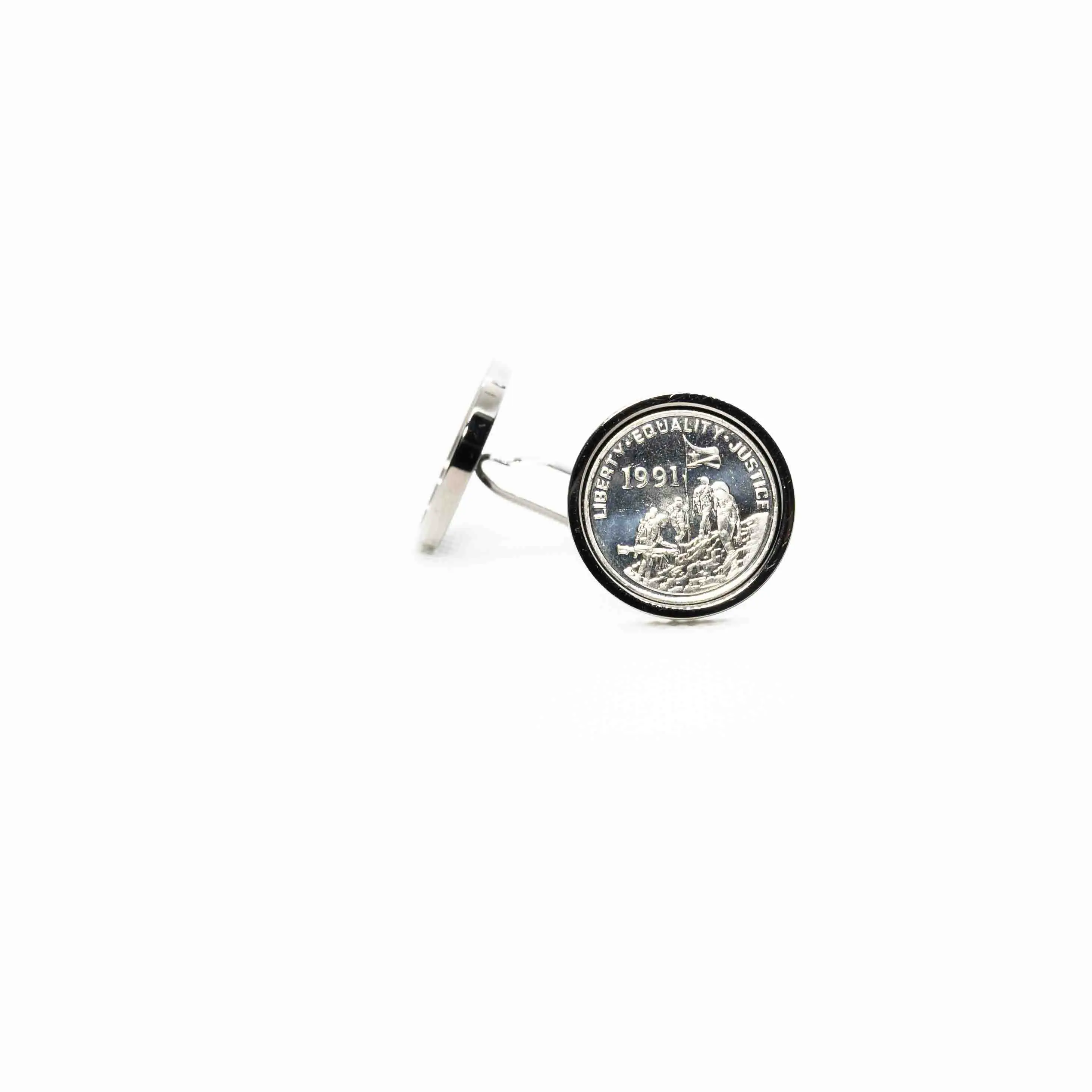 Eritrea 10 cents Coin Cufflinks