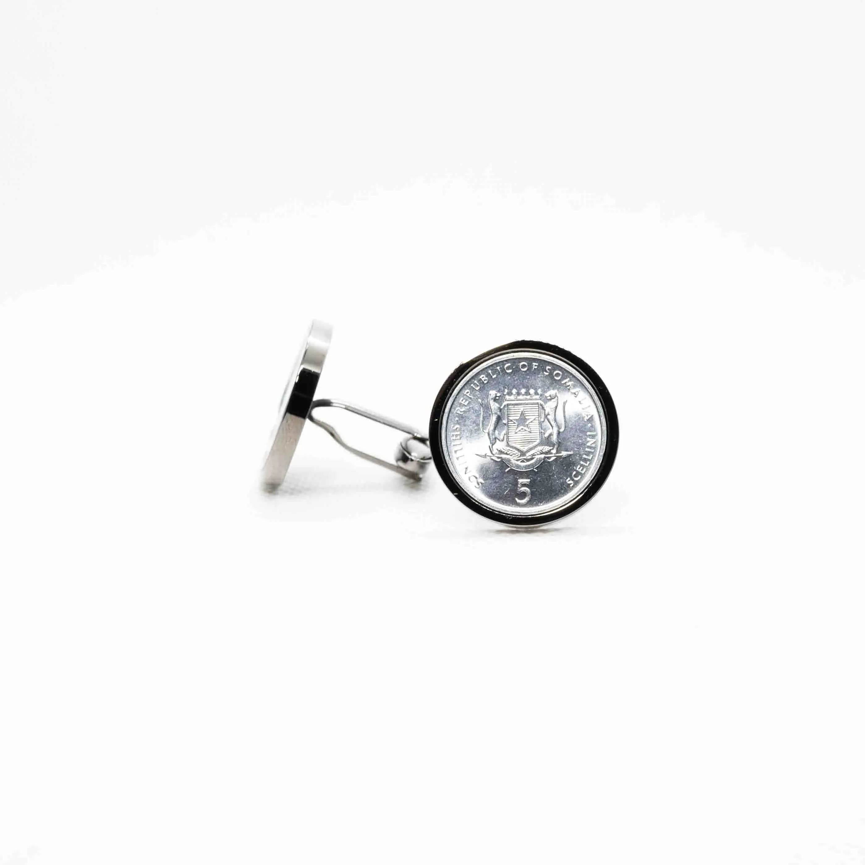 Somalia 5 Shillings Coin Cufflinks