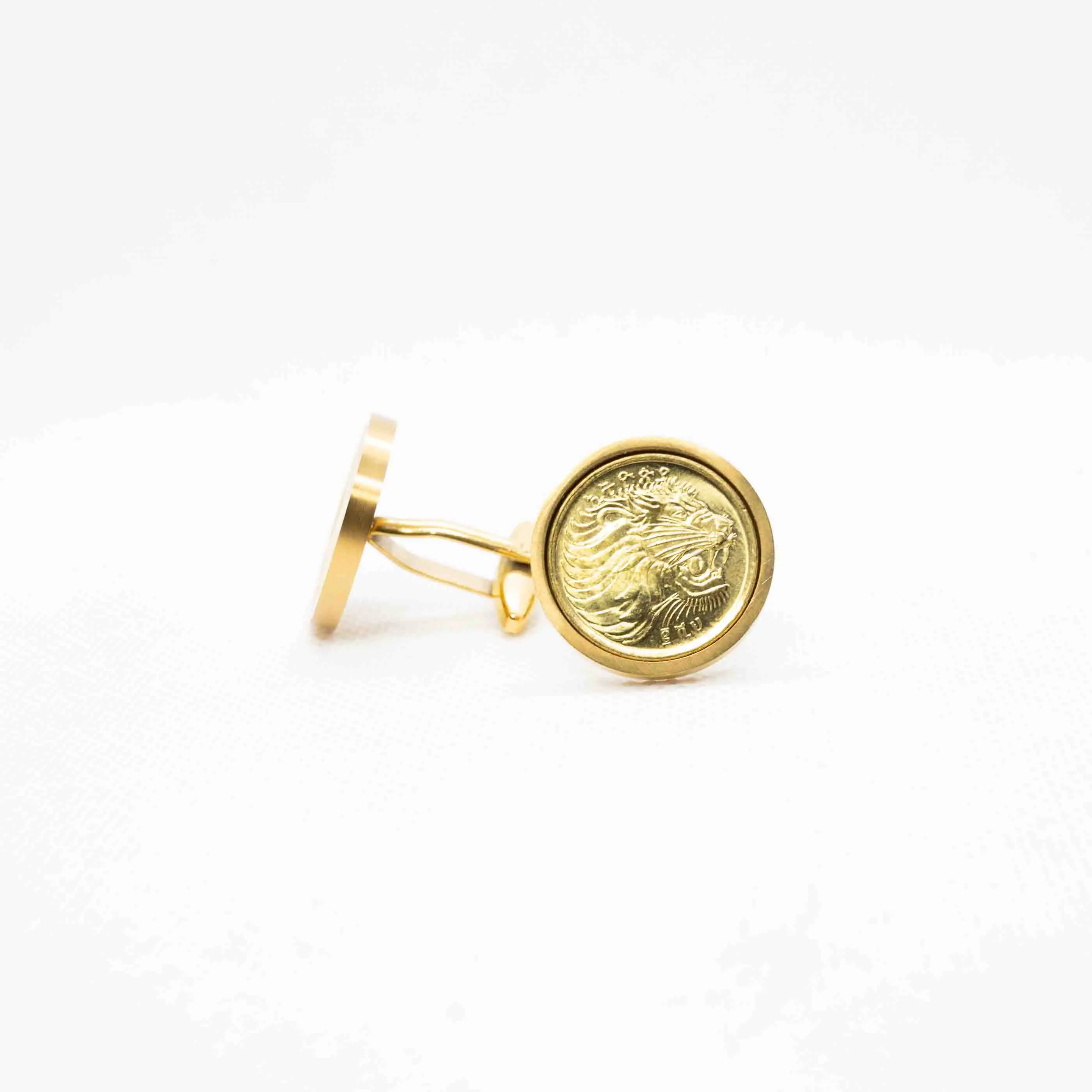 Ethiopia 5 Santeem  Coin Cufflinks