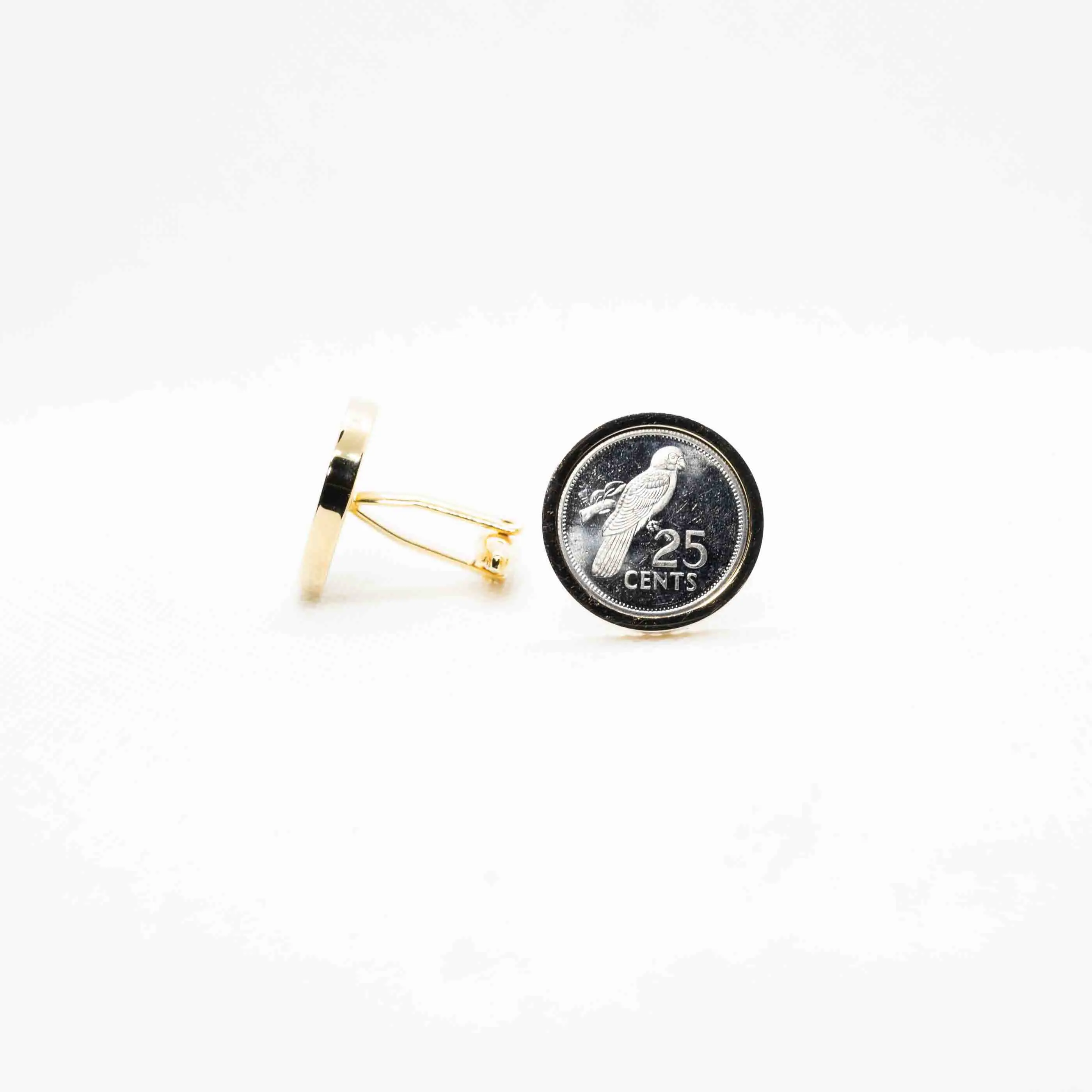 Seychelles 25 Cent Coin Cufflinks