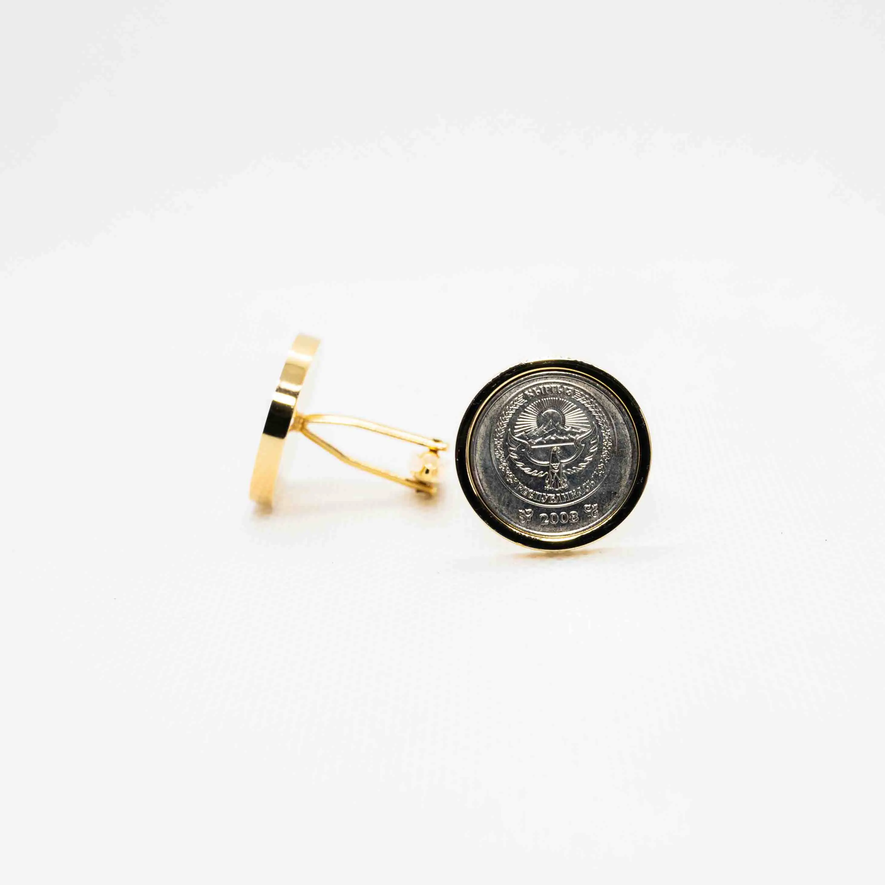 Kyrgyzstan 1 som Coin Cufflinks