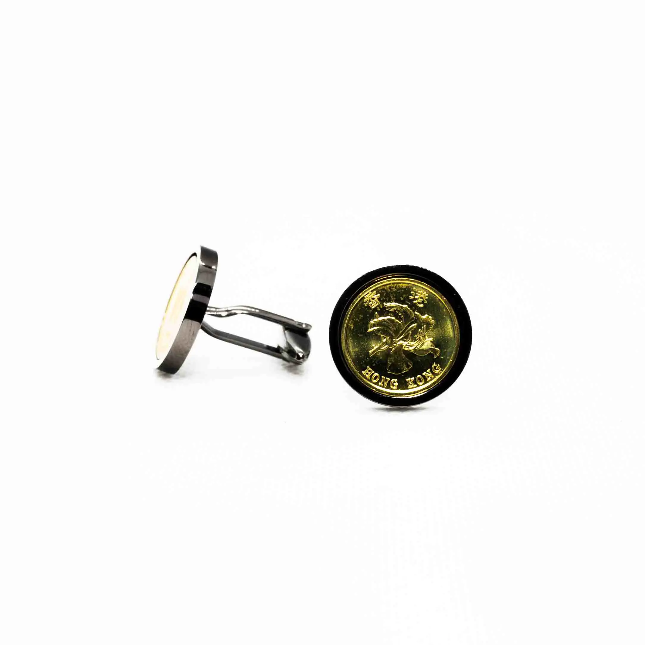 Hong Kong 10 Cents Coin Cufflinks