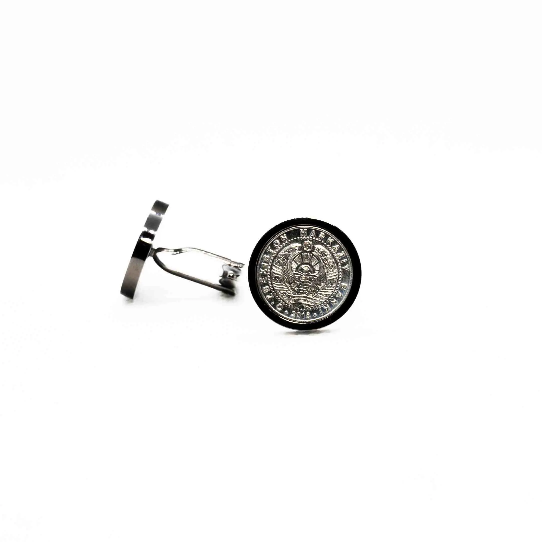 Uzbekistan 50 so'm Coin Cufflinks