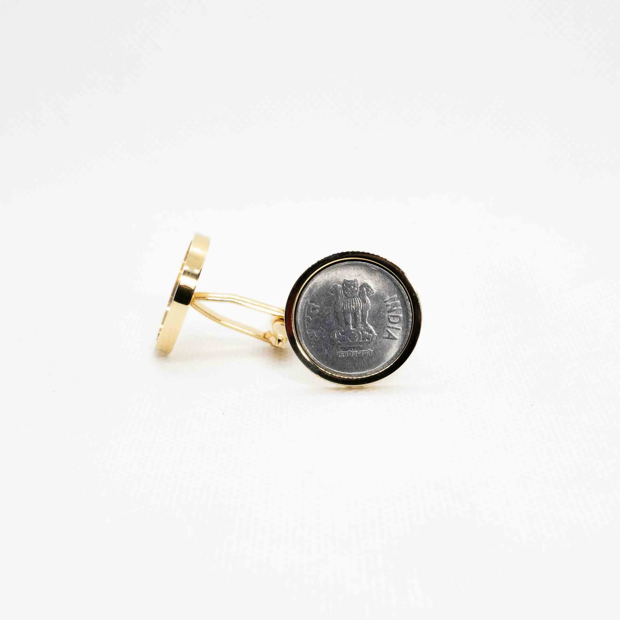 India 50 Paise Coin Cufflinks