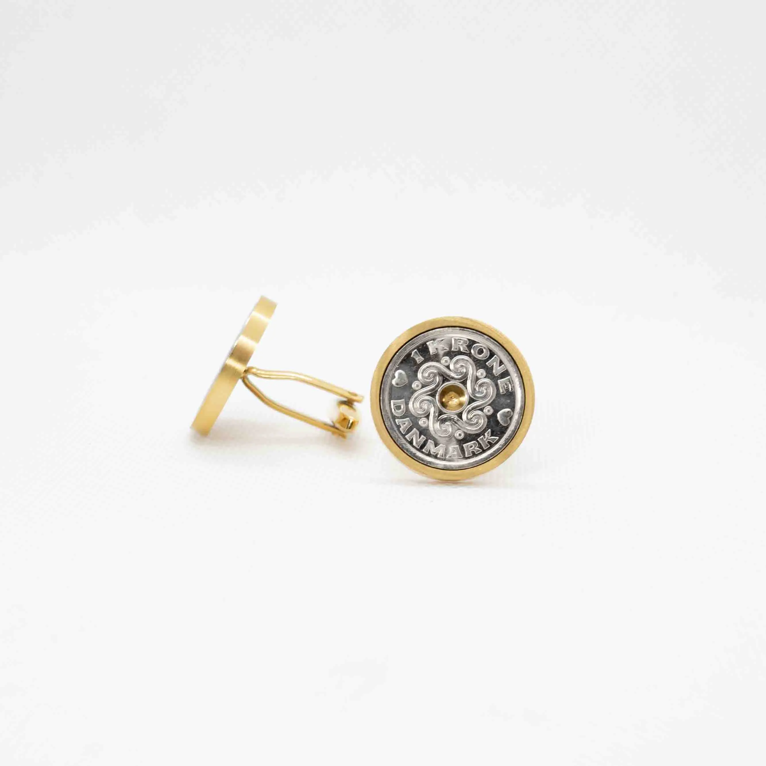 Denmark 1 Krone Coin Cufflink