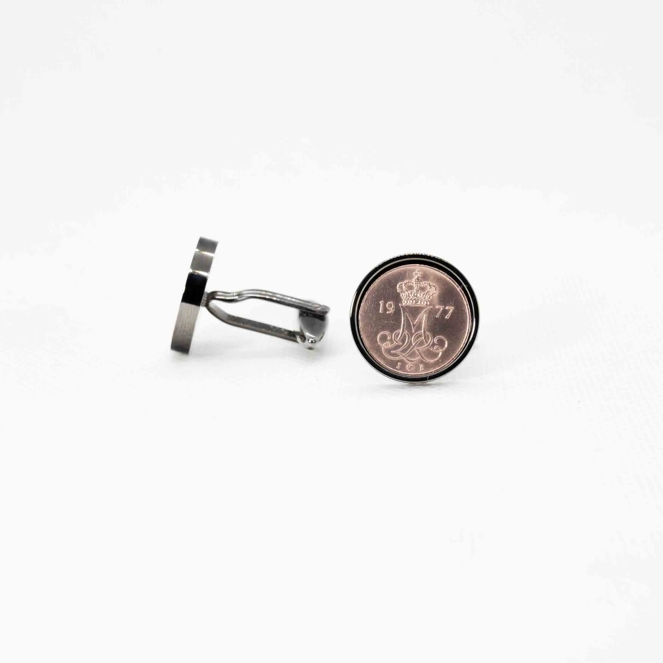Denmark 5 Ore Coin Cufflink
