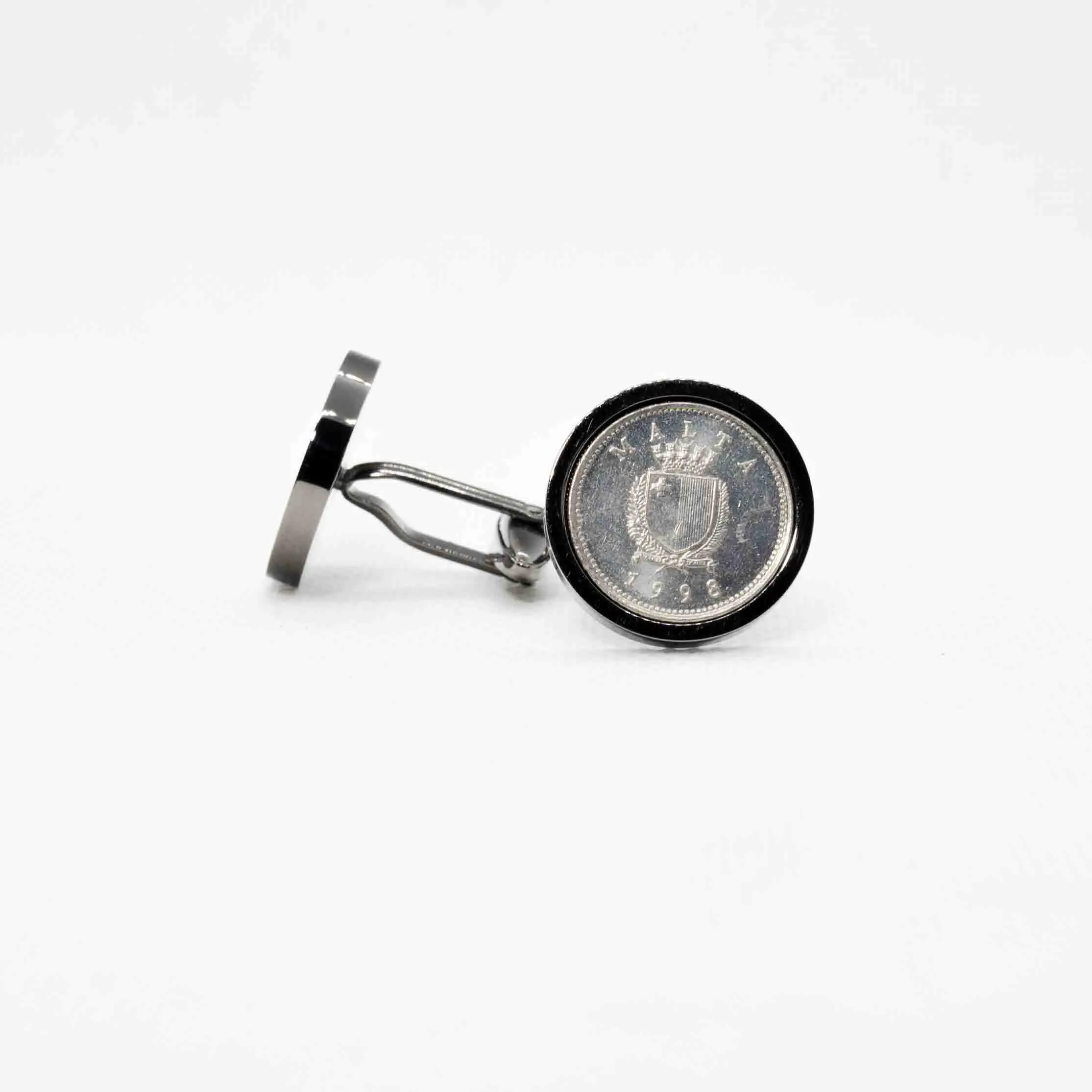 Malta 2 Cents Coin Cufflinks