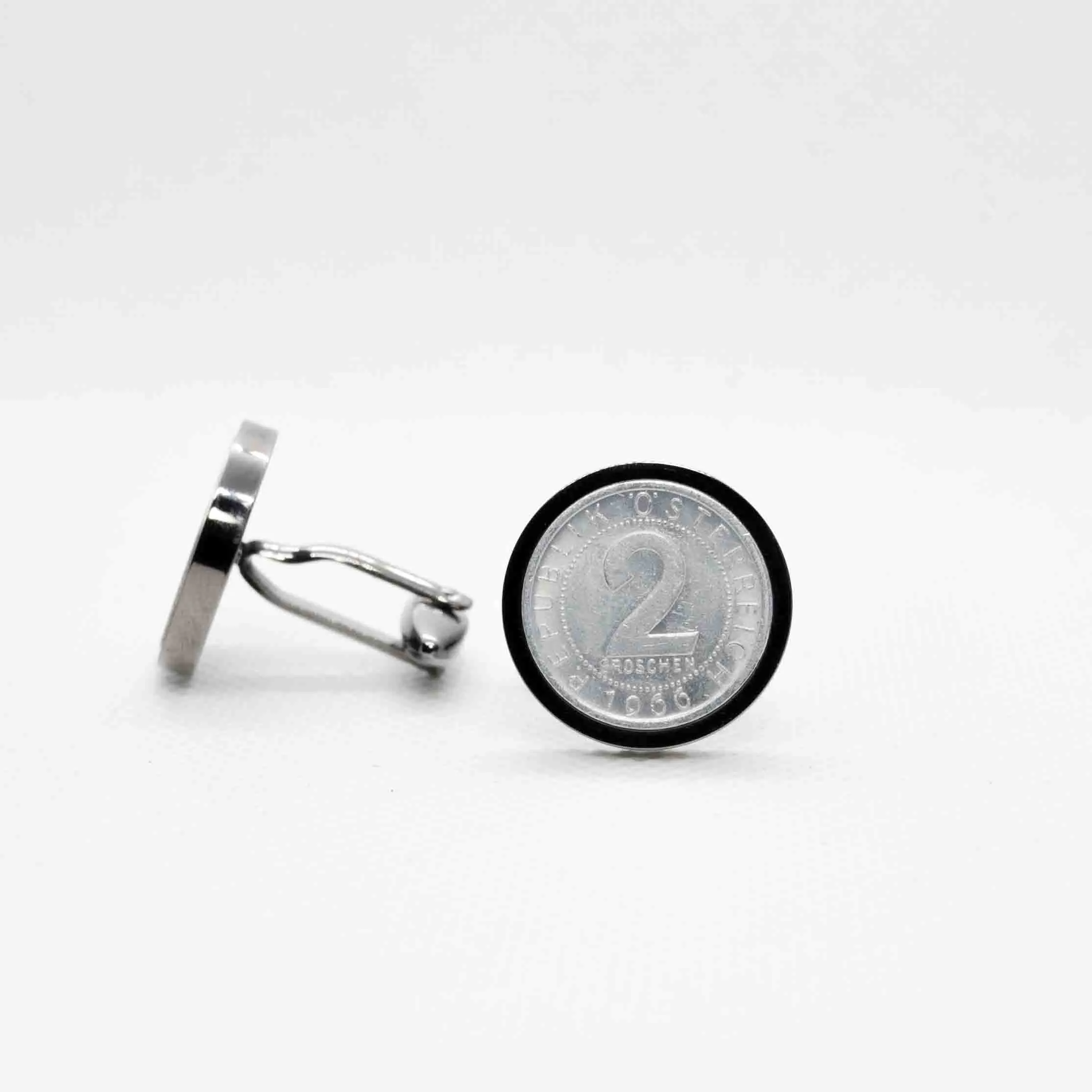 Austria 2 Groschen Coin Cufflinks
