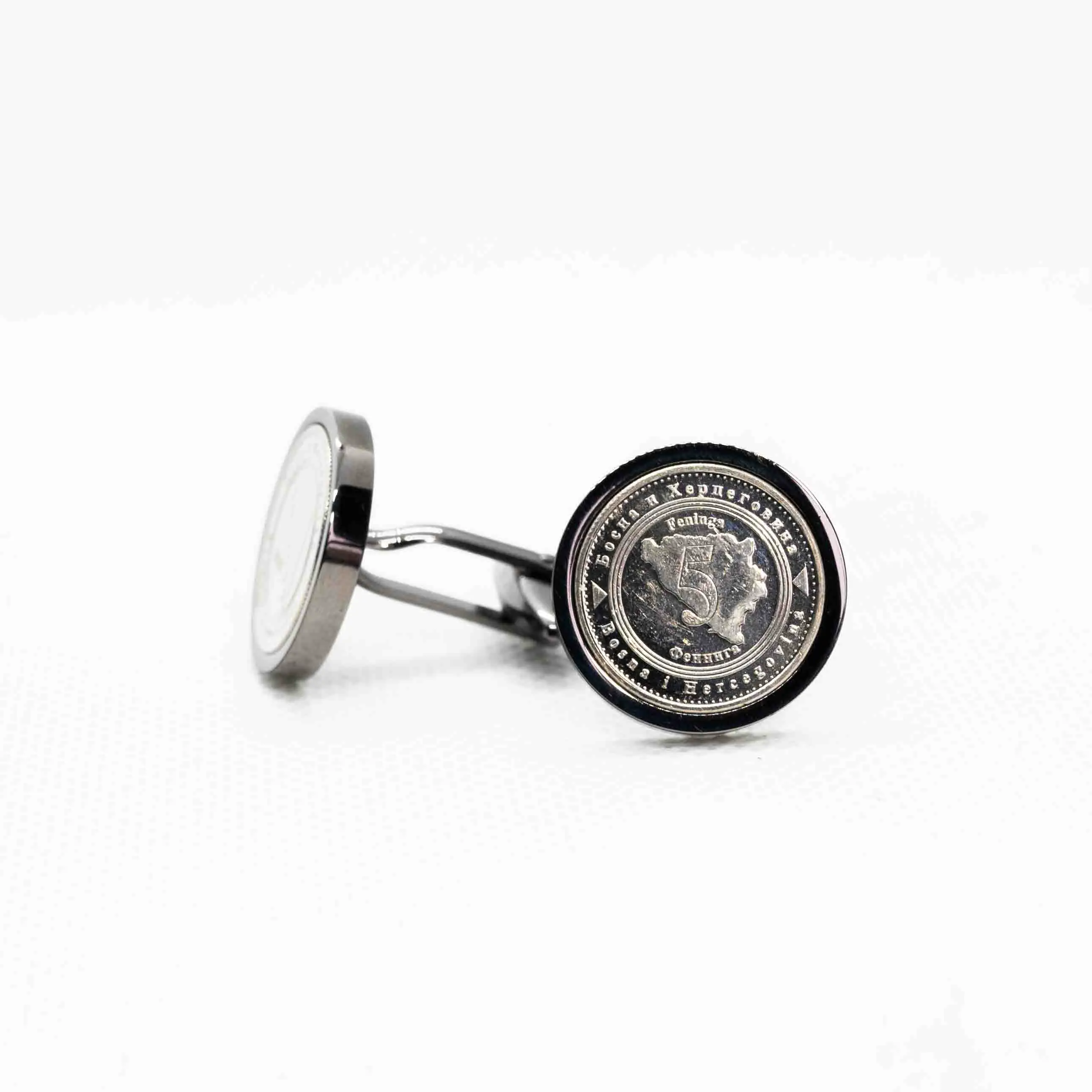 Bosnia & Herzegovina 5 Feninga Coin Cufflinks