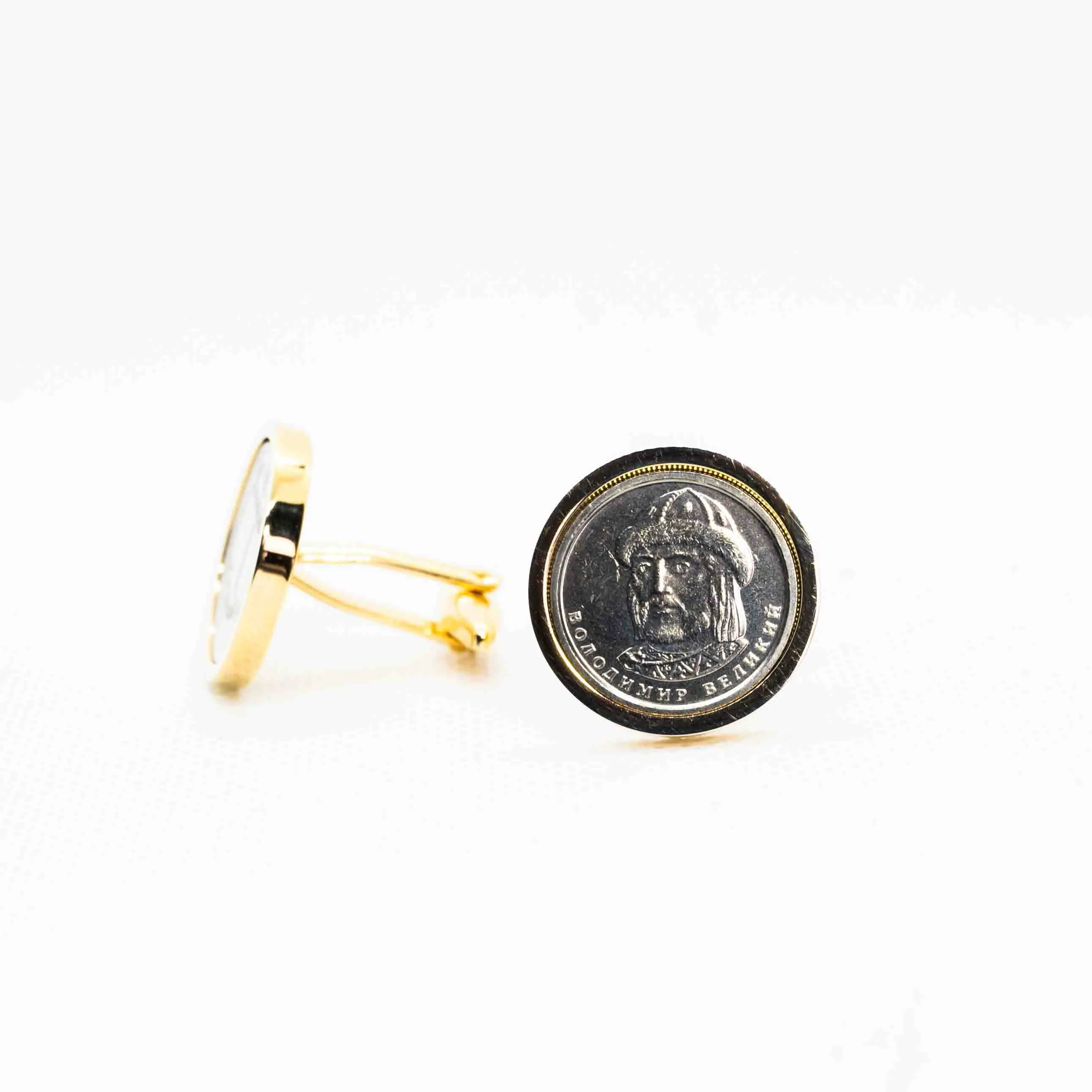 Ukraine 1 Hryvnia  Coin Cufflinks